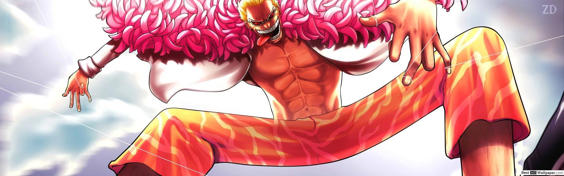 1920x600 One Piece Doflamingo Wallpaper 4k