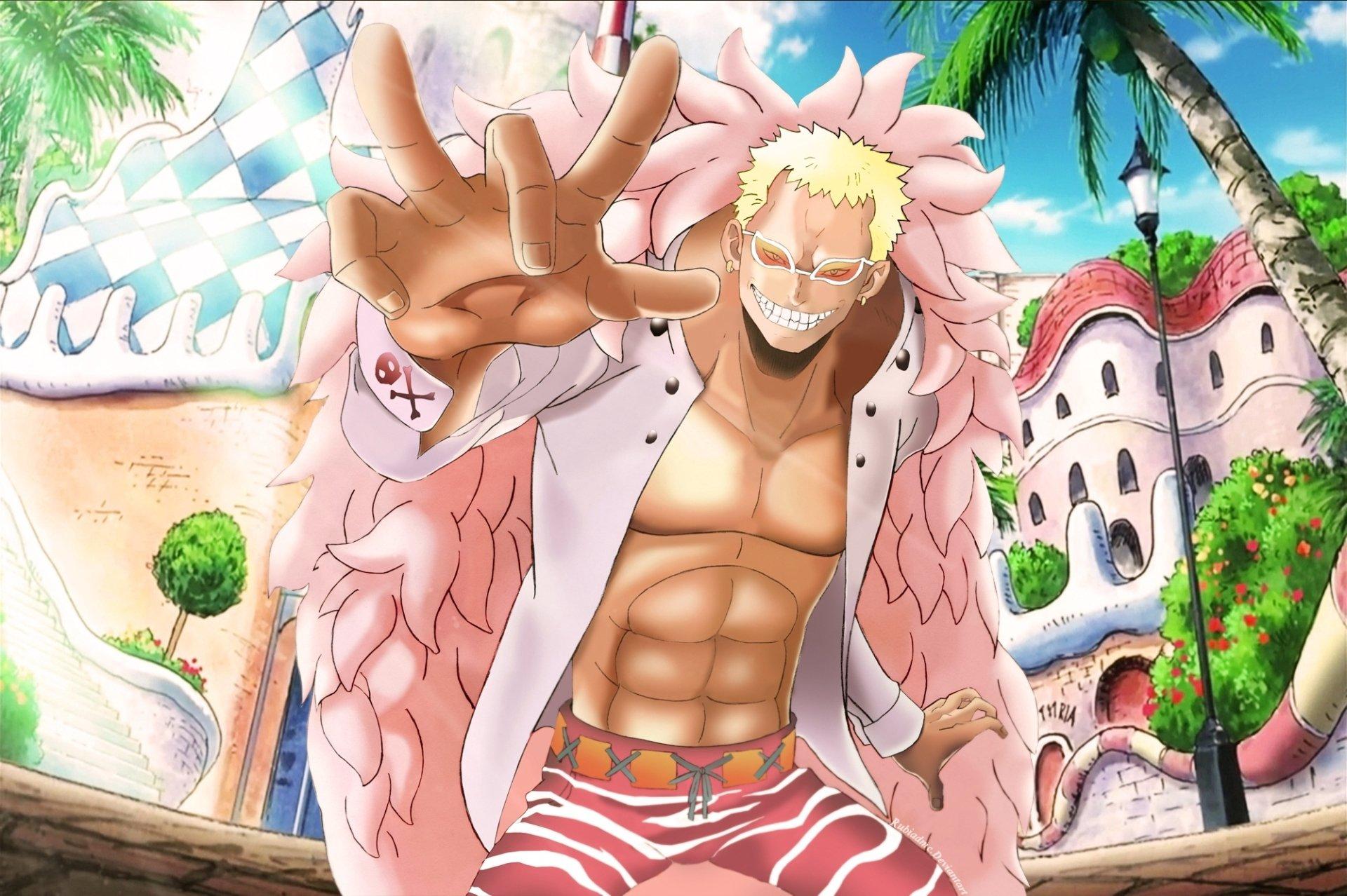 1920x1278 Anime One Piece Donquixote Doflamingo Custom Mat Free Mat Bag