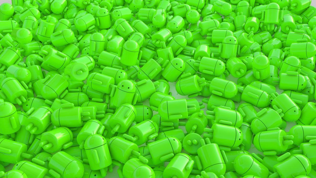 1244x700 Green Robot Wallpaper