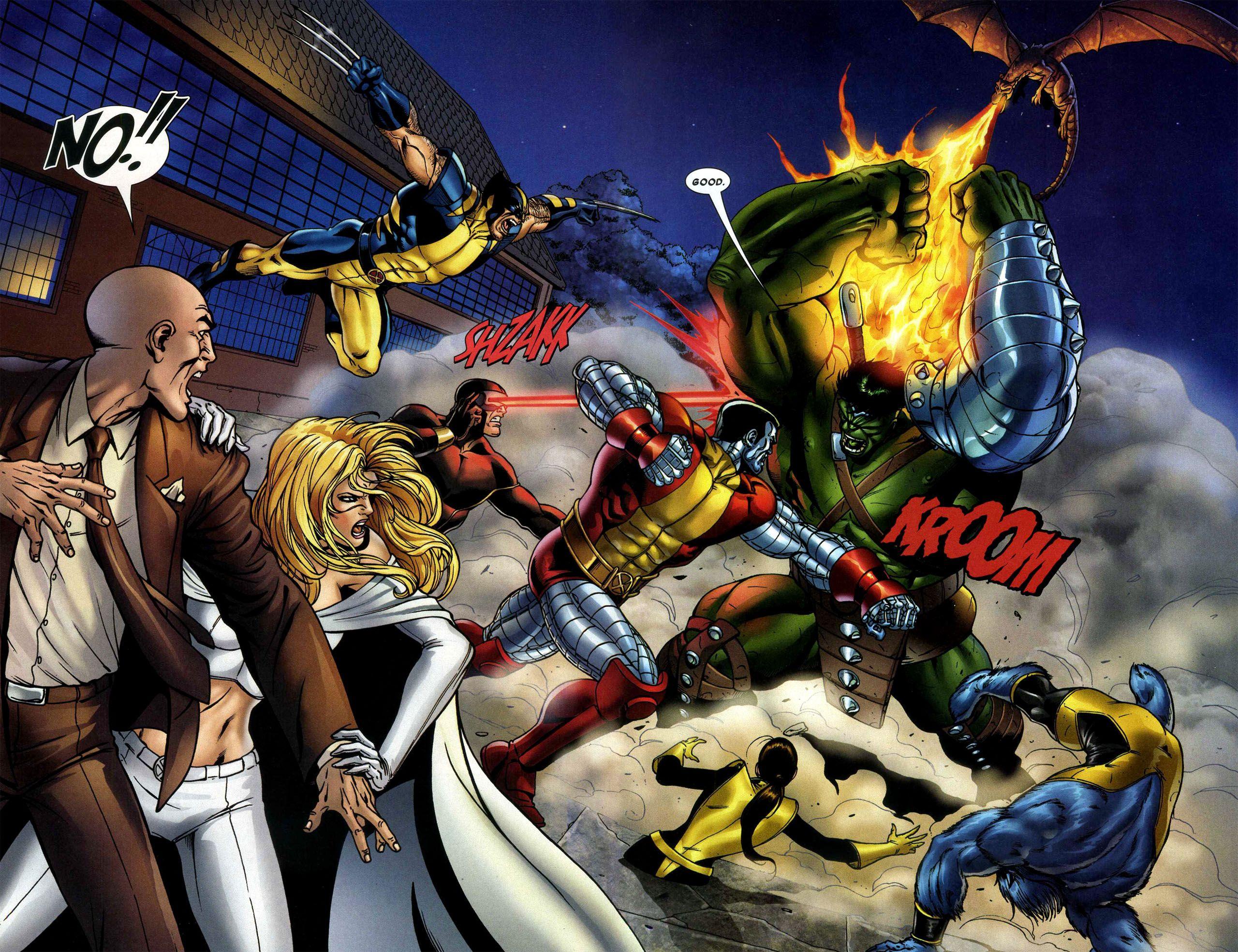 2560x1969 The Incredible Hulk Vs. The X Men (World War Hulk)