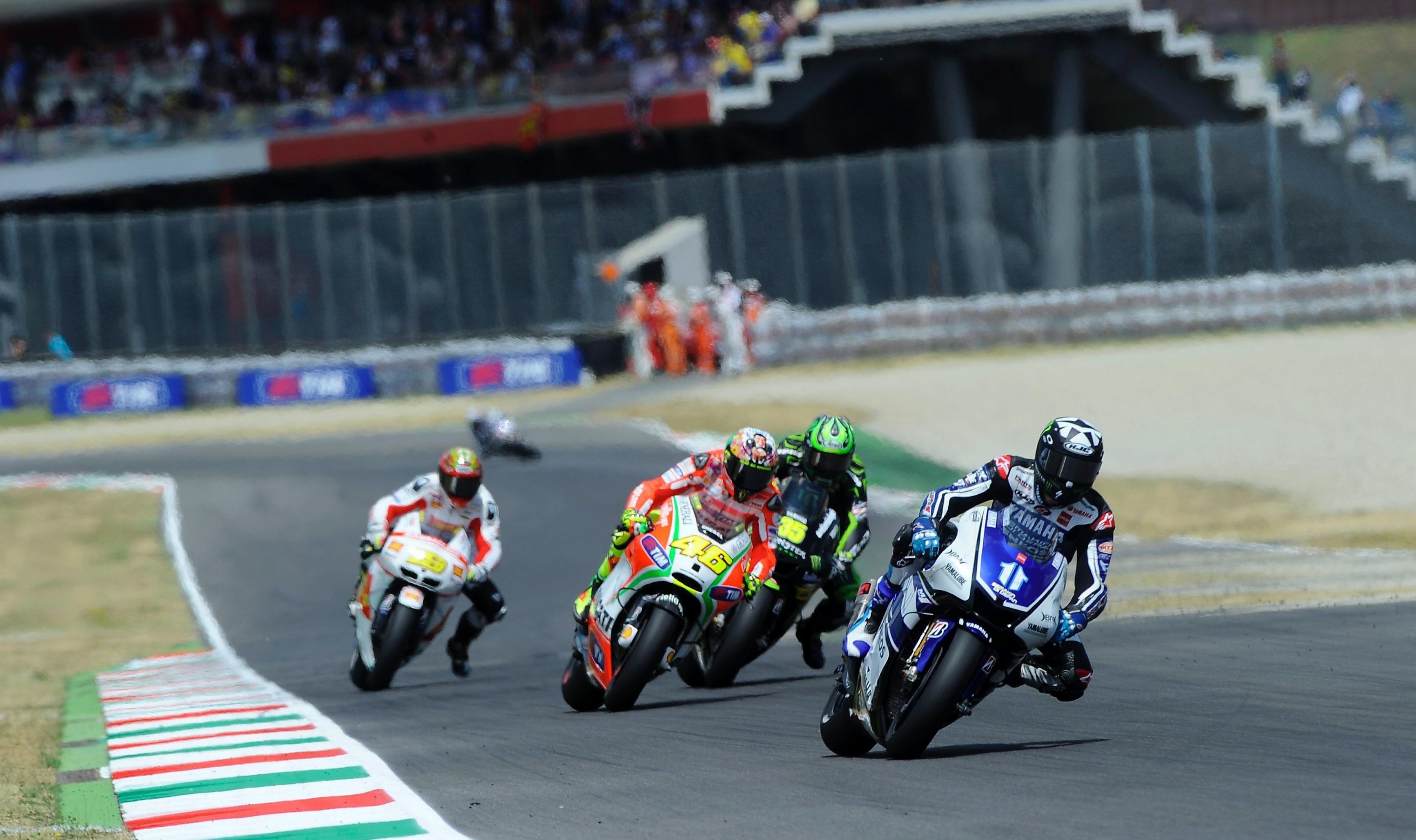 3469x2058 yamaha ducati moto gp motorbikes motorcycles ben spies valentino rossi cal crutchlow the doctor yama High Quality Wallpaper, High Definition Wallpaper