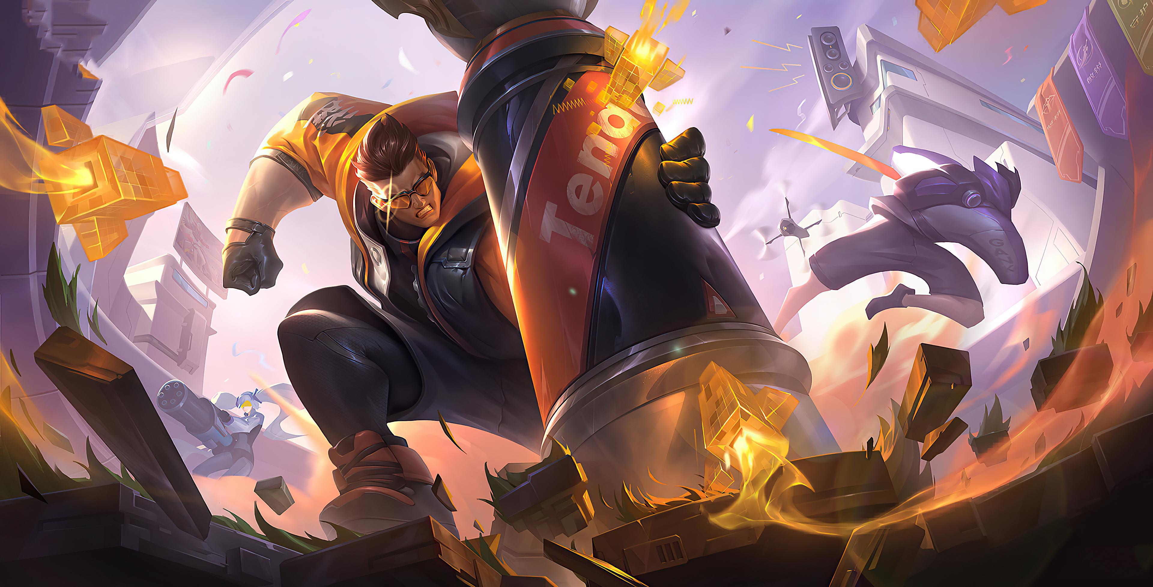 3840x1954 King Of Glory Su Lie Team Fight Spirit Skin Chromebook Pixel HD 4k Wallpaper, Image, Background, Photo and Picture
