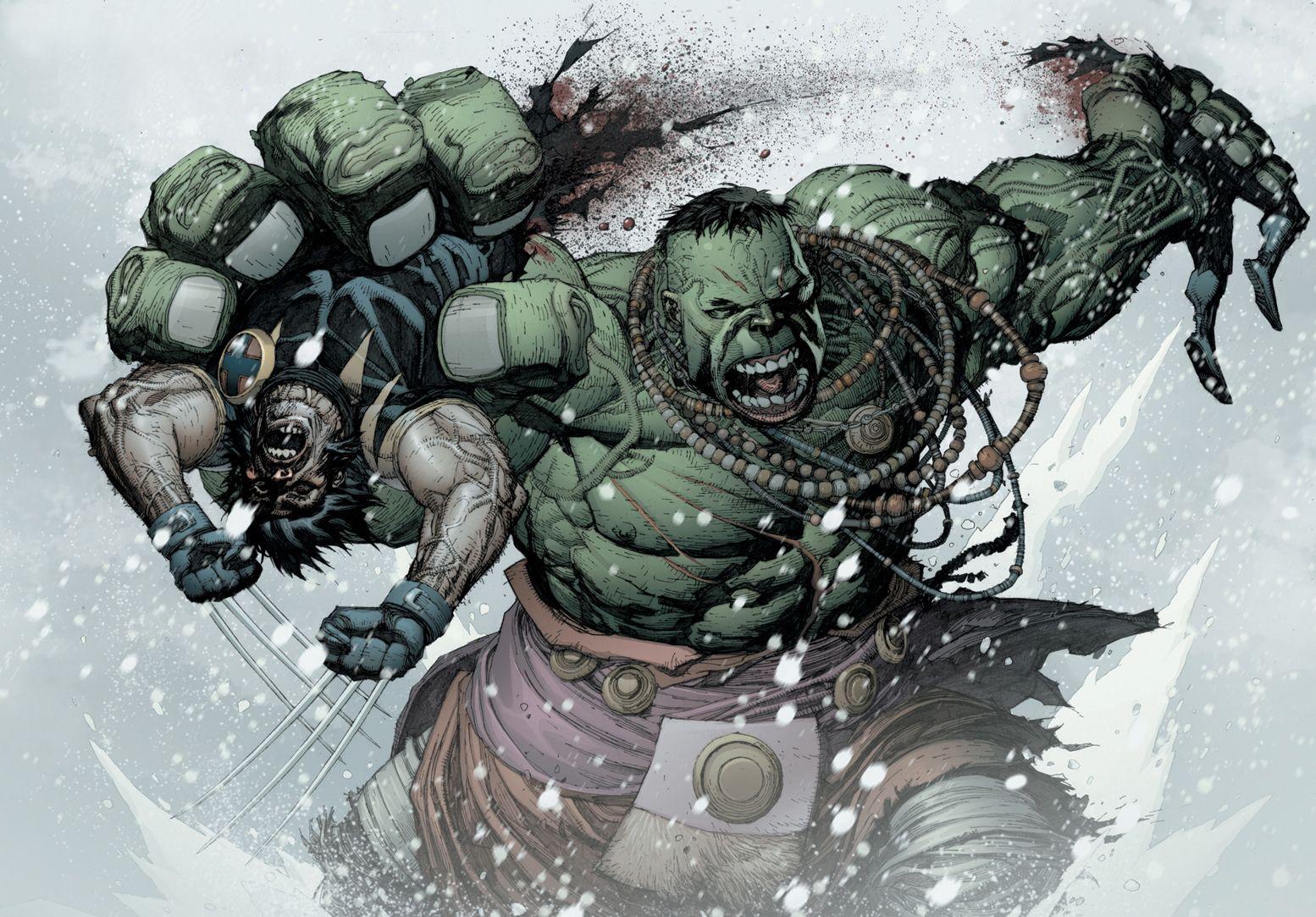 1554x1083 vs 100: World War Hulk vs Wolverine