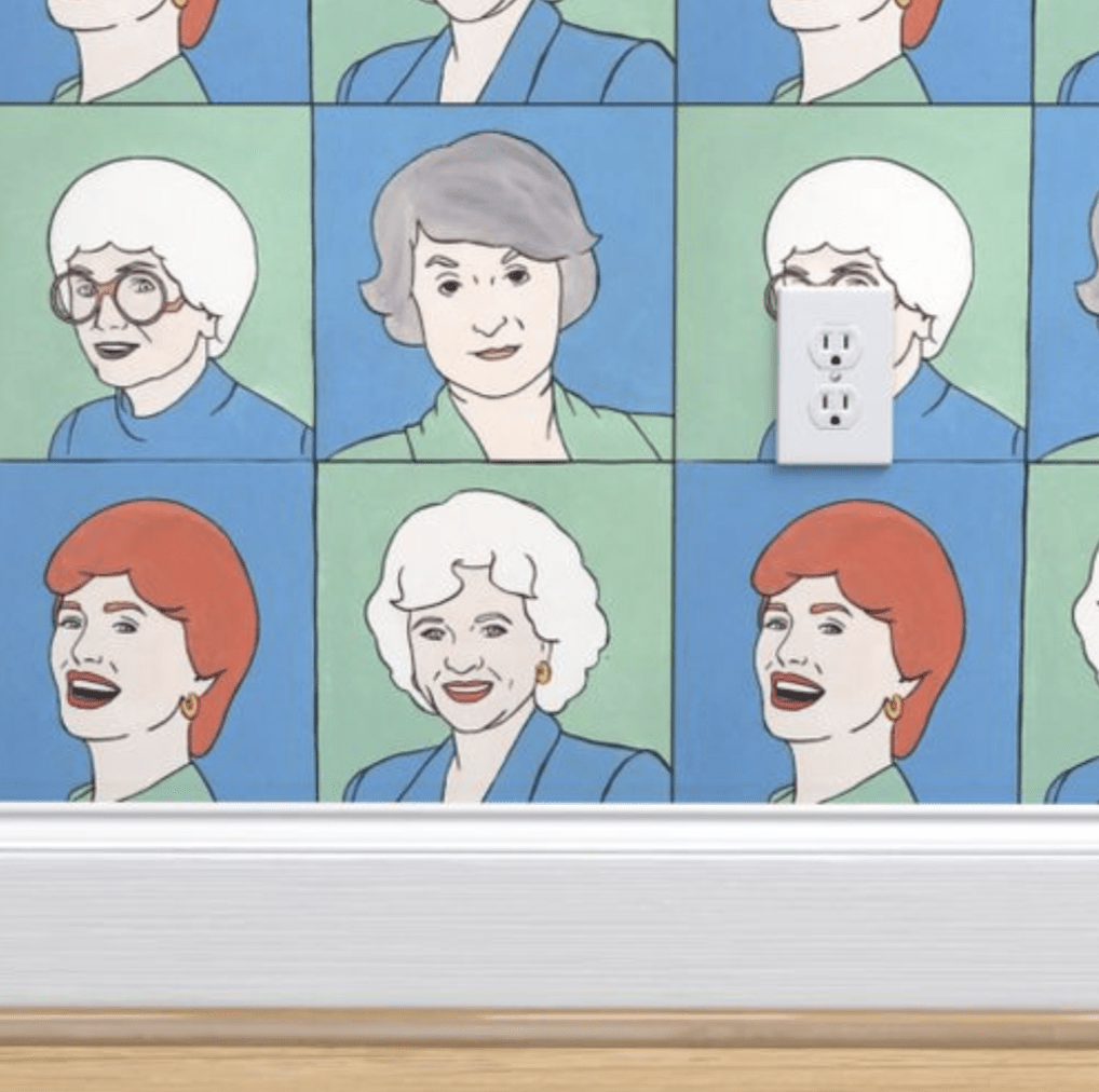 1018x1012 Golden Girls' Wallpaper Exists—And It's Not Hard to Picture It in Your Place