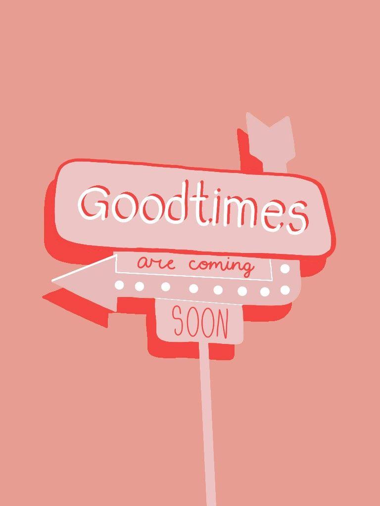 768x1024 Aesthetic Good Things Are Coming Wallpaper