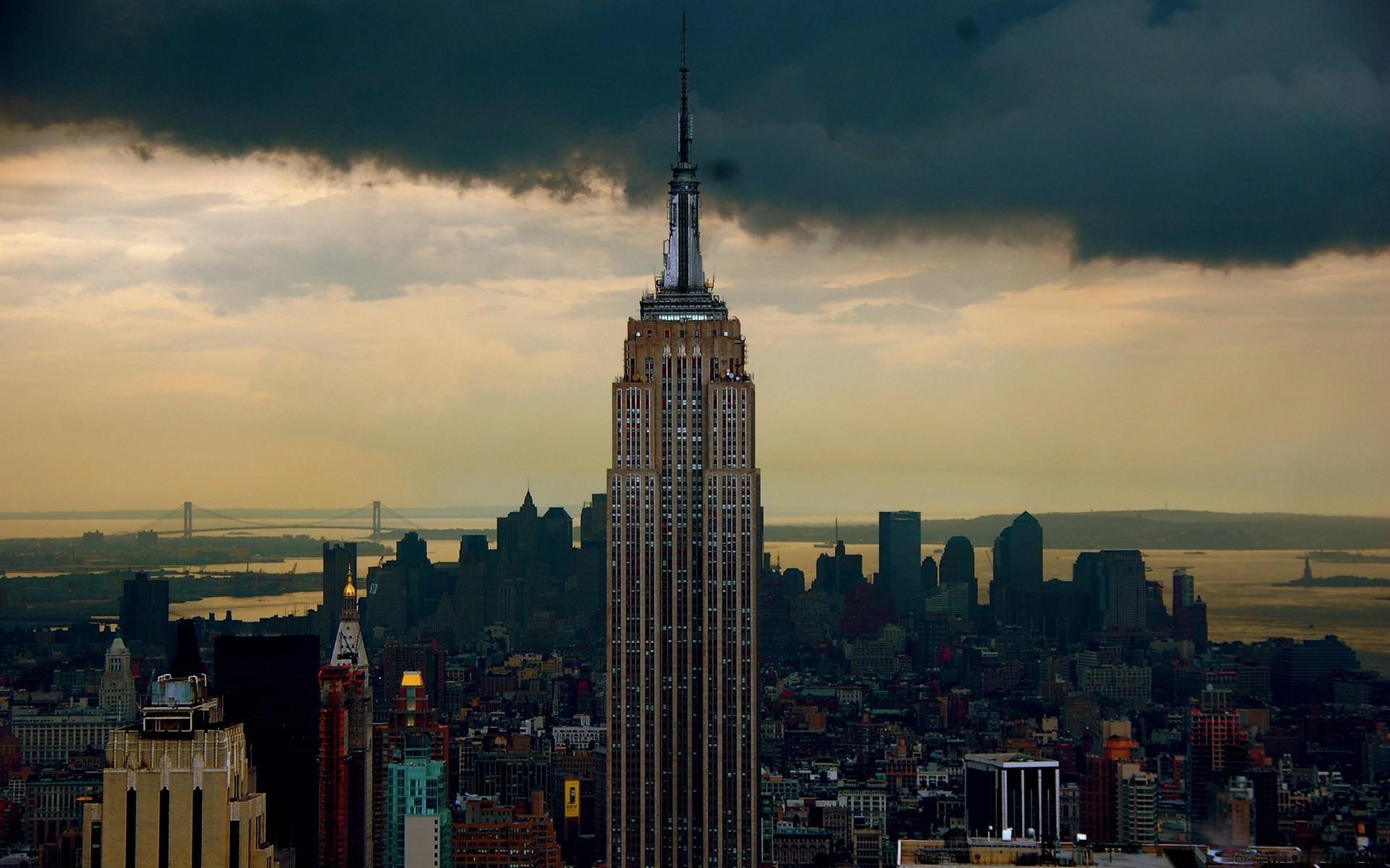 1920x1200 Empire State Building at night HD wallpaper. HD Latest Wallpaper