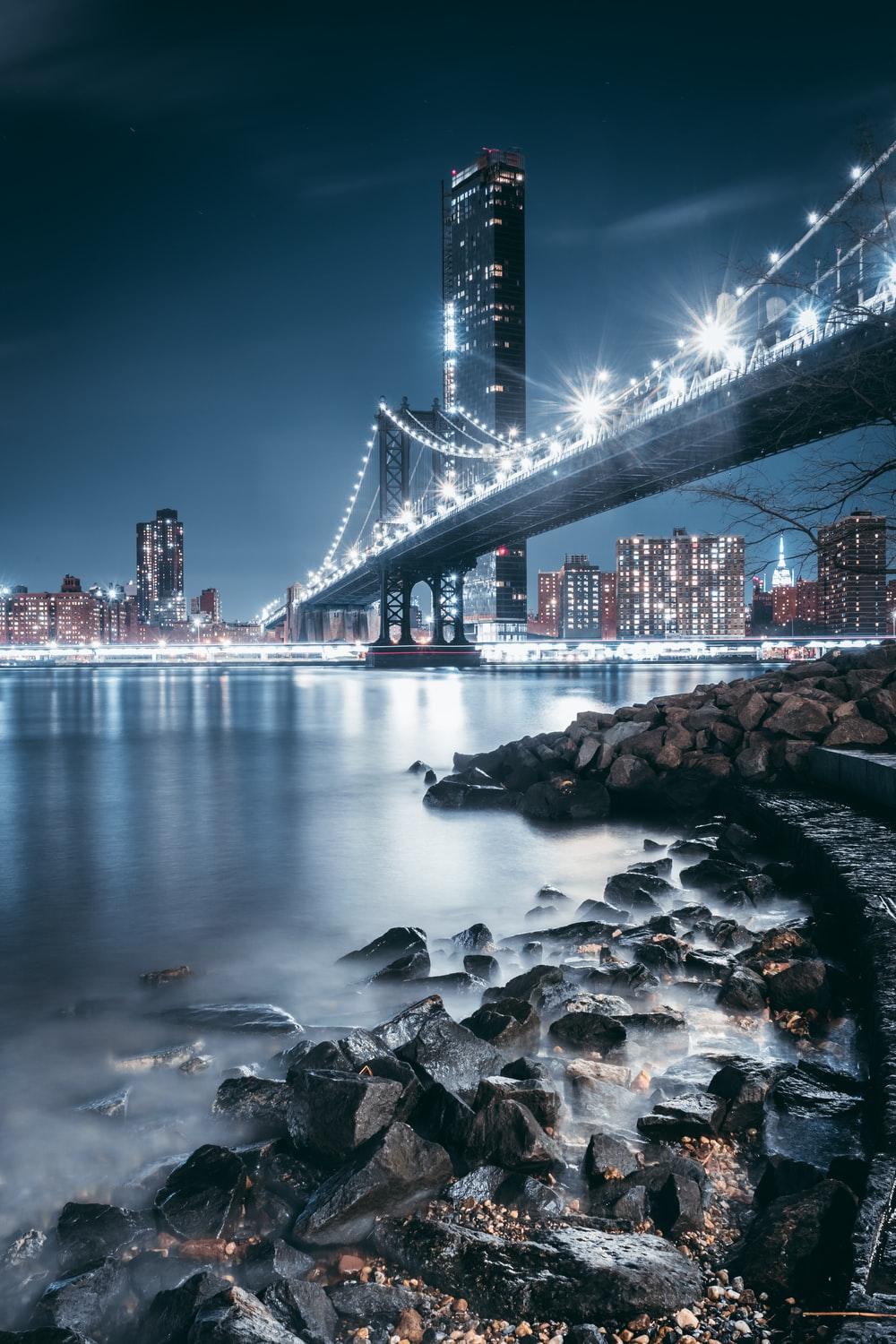 1000x1500 George Washington bridge digital wallpaper photo