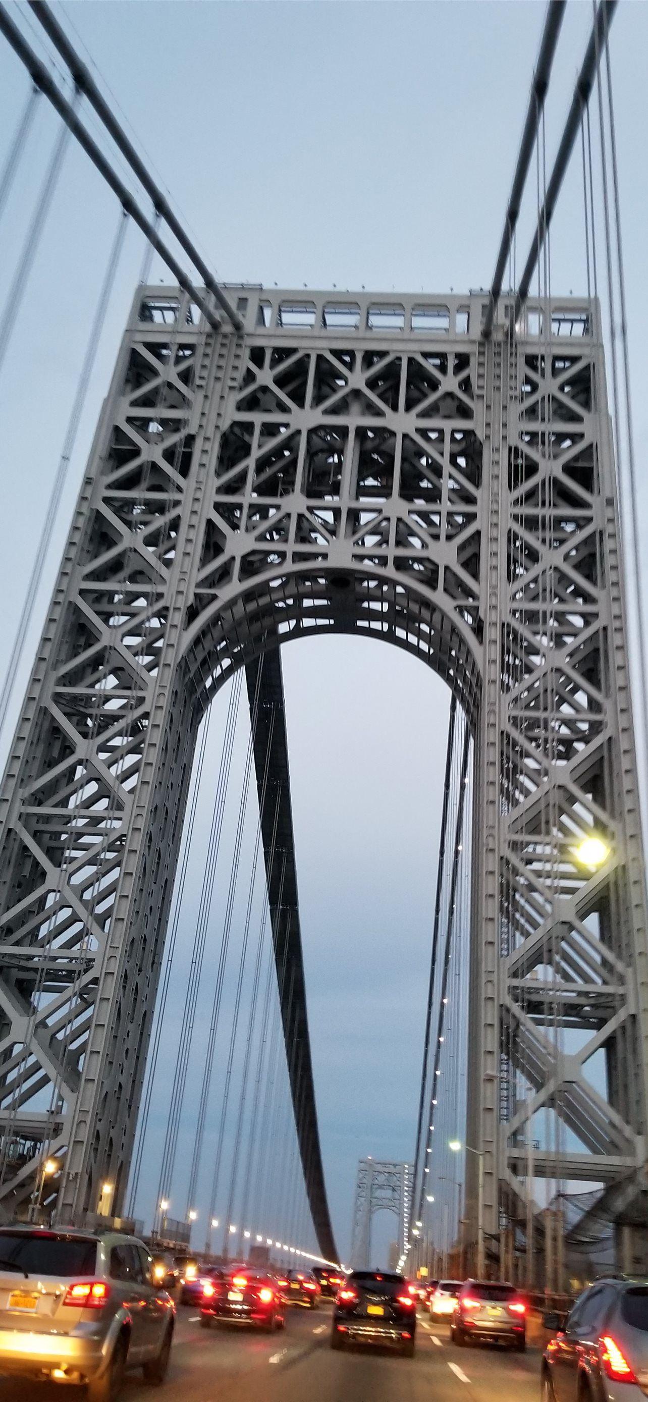 1284x2778 george washington bridge iPhone Wallpaper Free Download