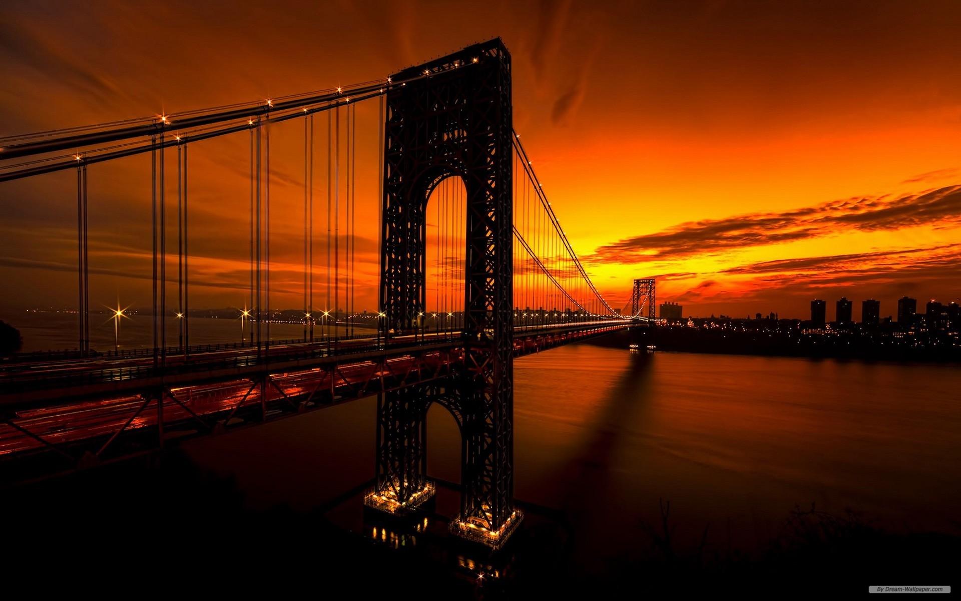 1920x1200 Free Wallpaper Travel wallpaper Washington Bridge wallpaper