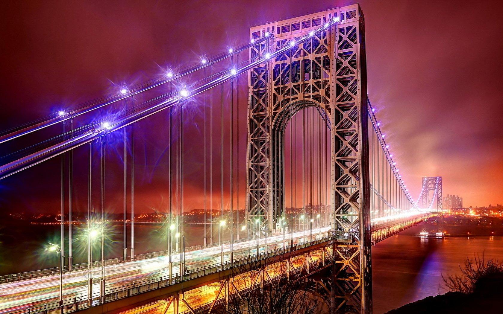 1680x1050 George Washington Bridge Wallpaper and Background Imagex1050