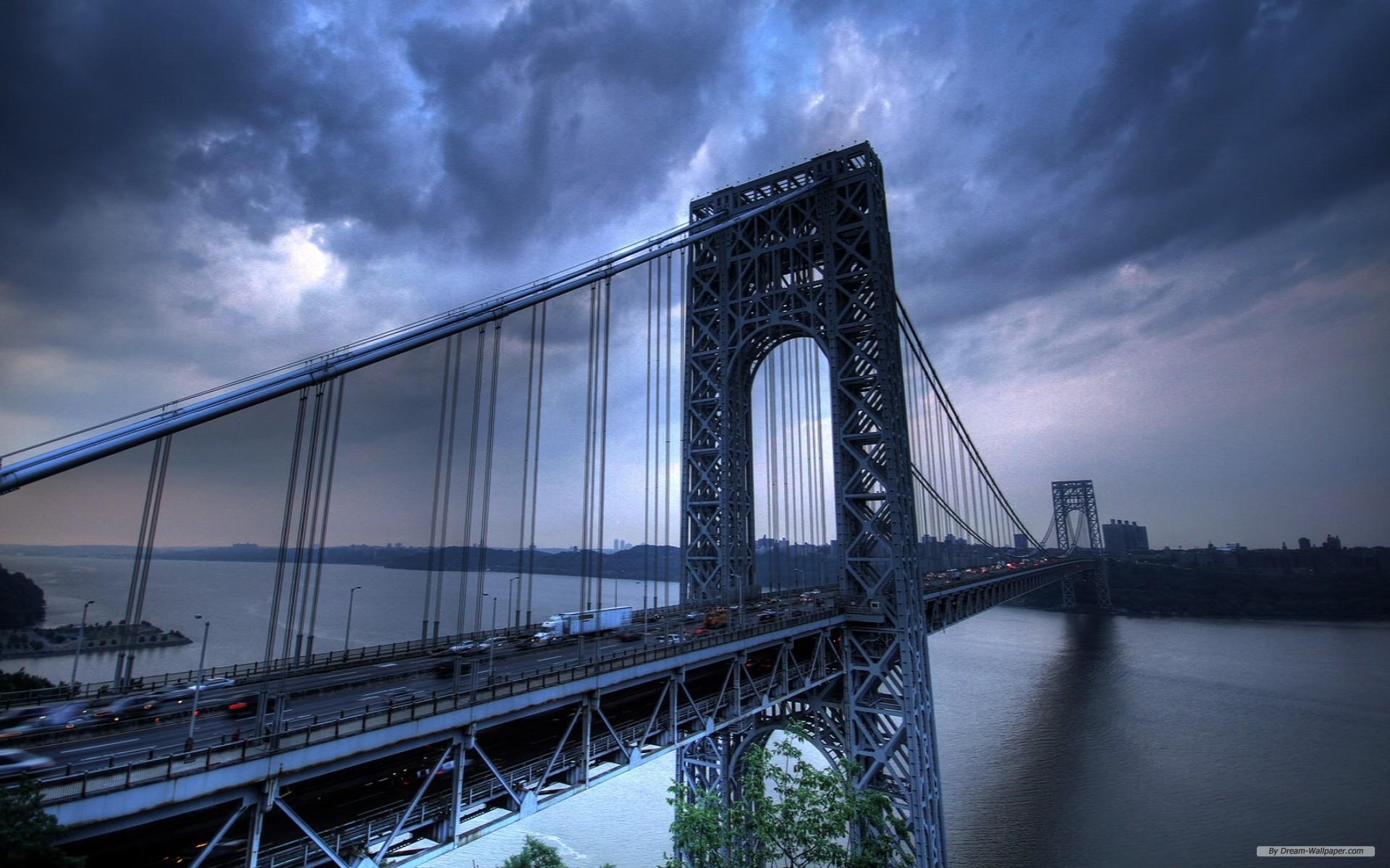 1920x1200 George Washington Bridge Wallpaper