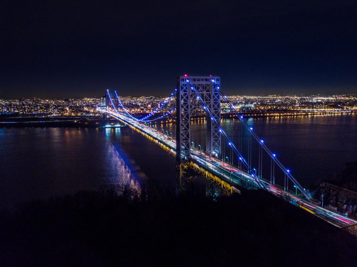 1200x899 George Washington Bridge at Night