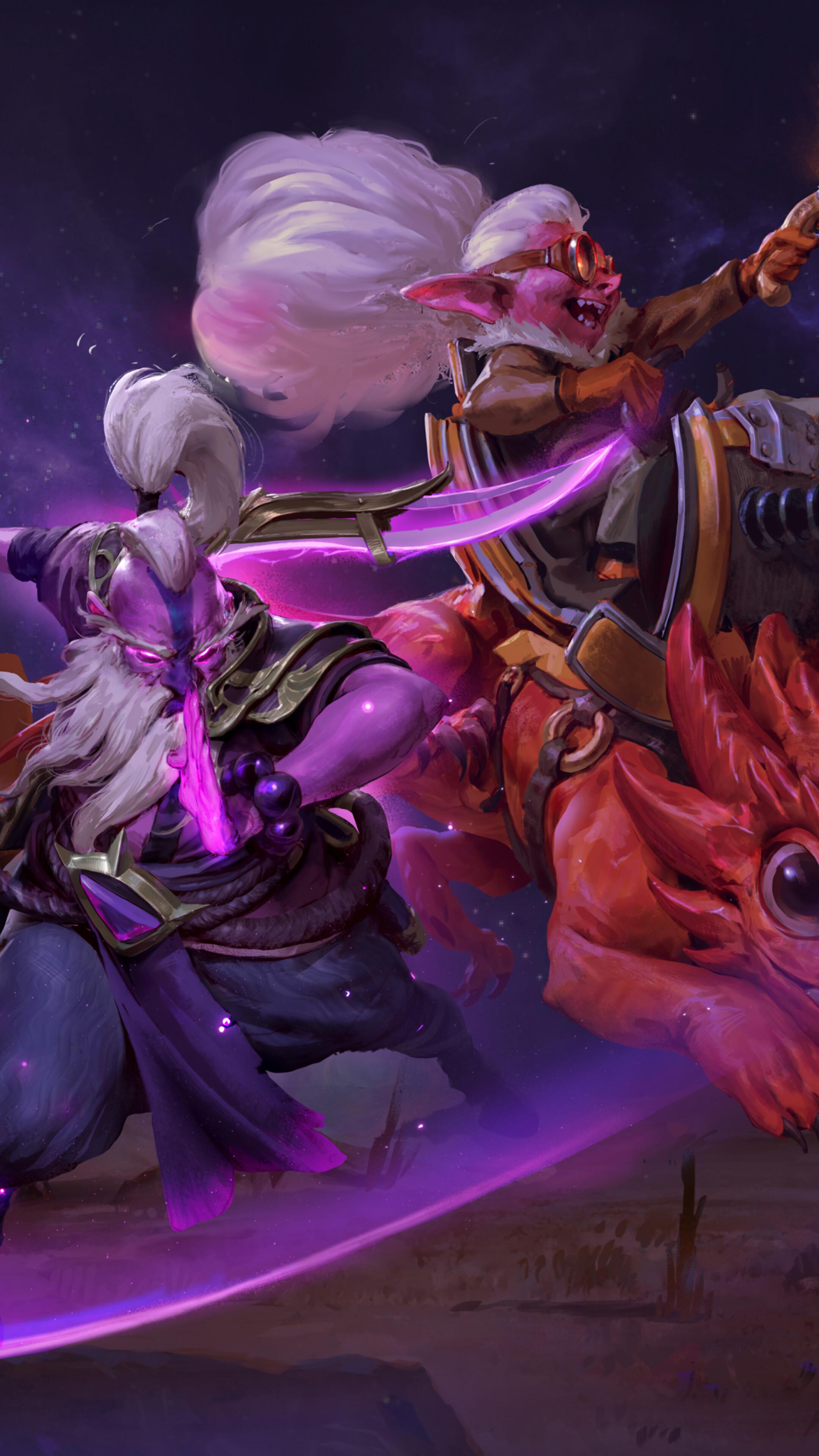 2160x3840 Void Spirit, Snapfire, Dota Outlanders, 4K phone HD Wallpaper, Image, Background, Photo and Picture. Mocah HD Wallpaper