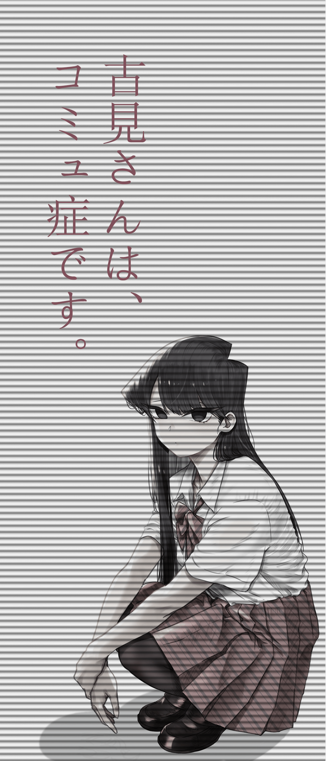 1080x2520 Threw together a wallpaper for myself. Thought everyone might enjoy it ( 1080x2520): Komi_san