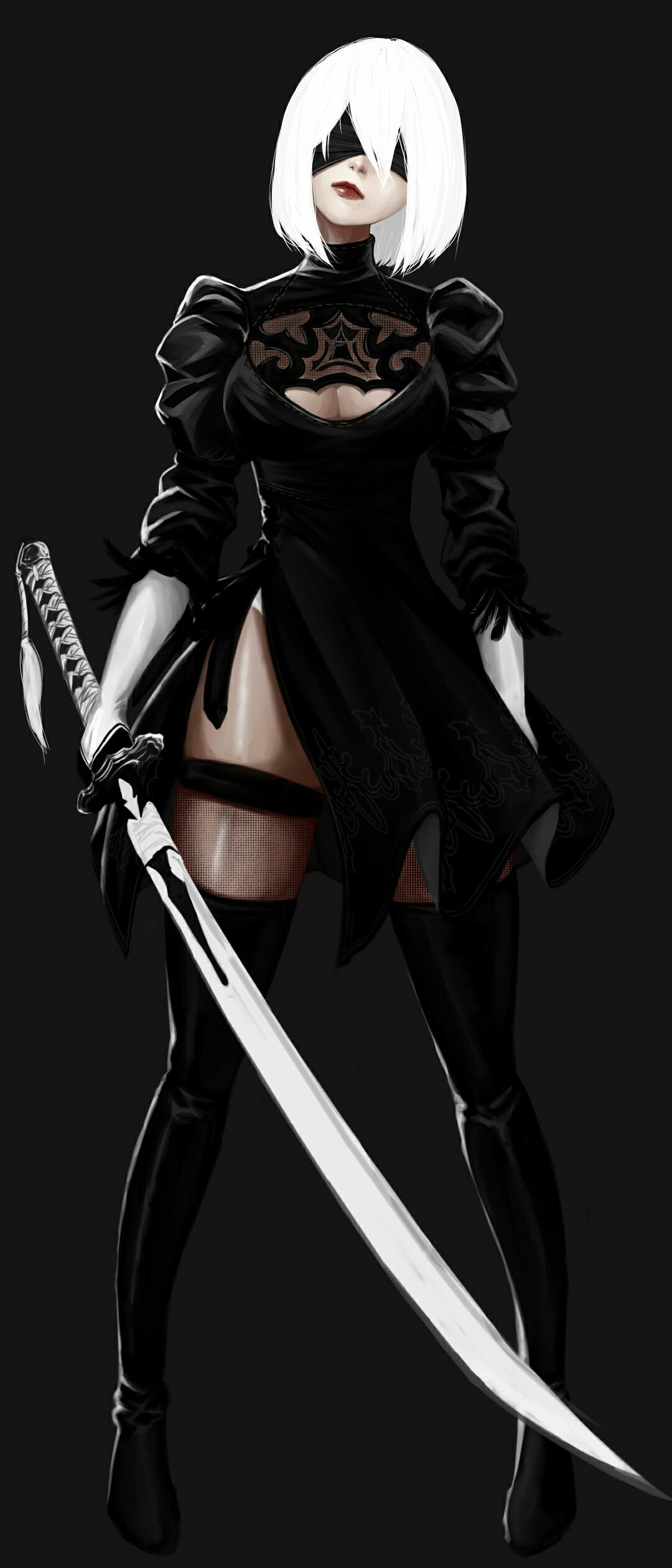 1080x2520 Some 2B fan art