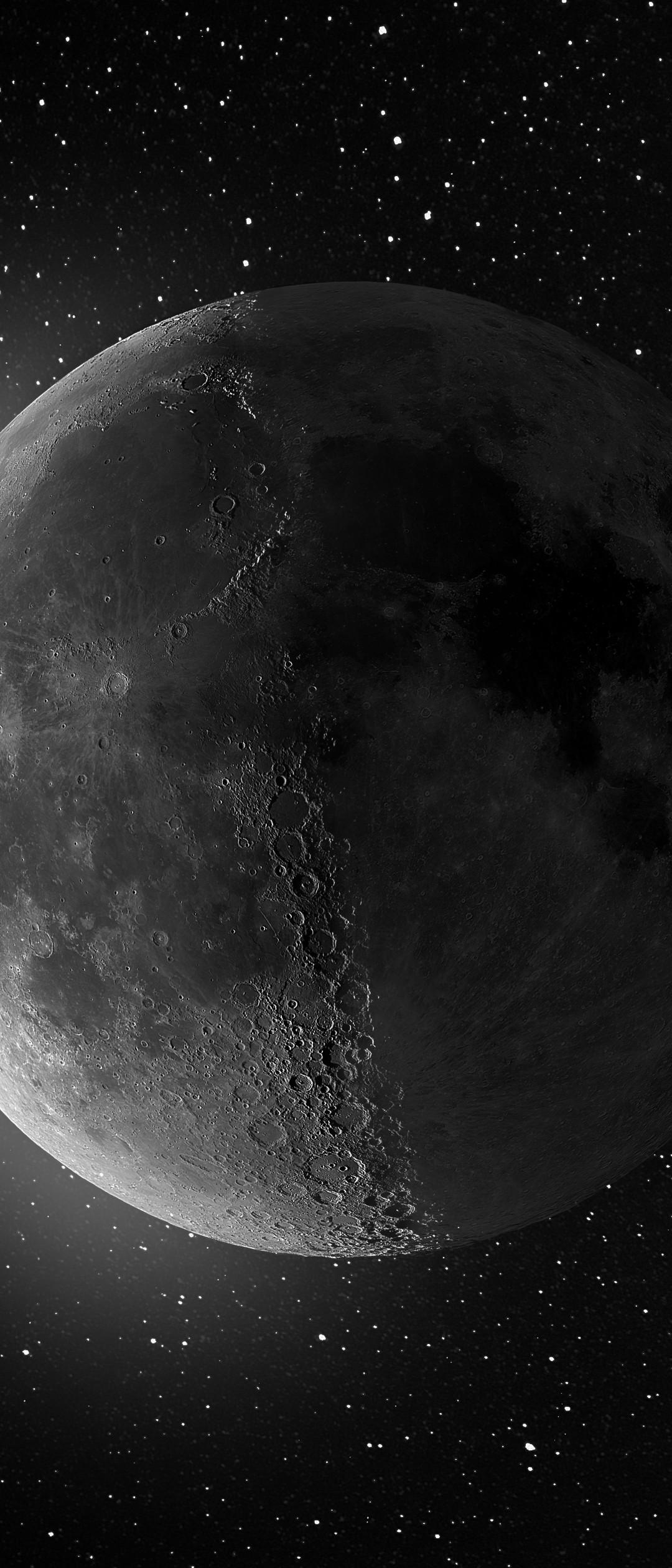 1080x2520 Moon From Space 4K 1080x2520 Resolution Wallpaper, HD Space 4K Wallpaper, Image, Photo and Background