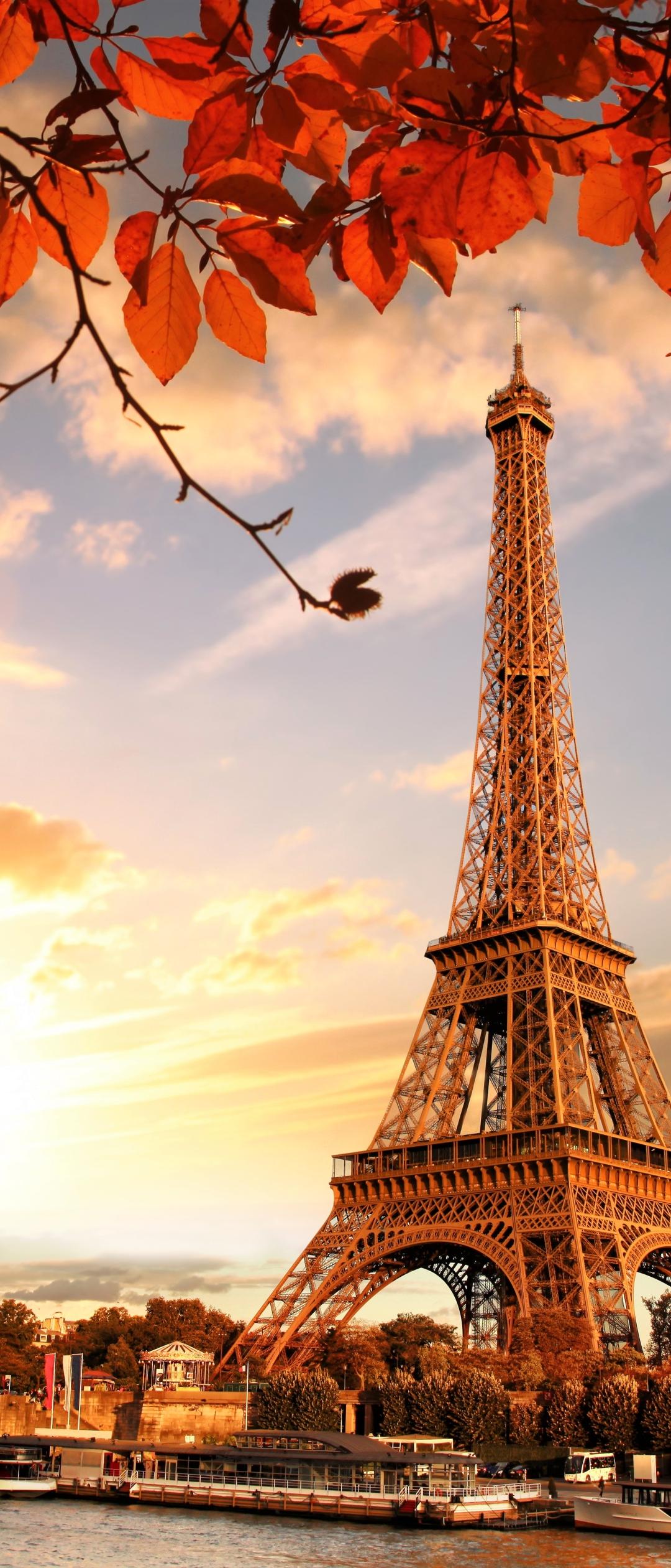 1080x2520 Eiffel Tower Autumn