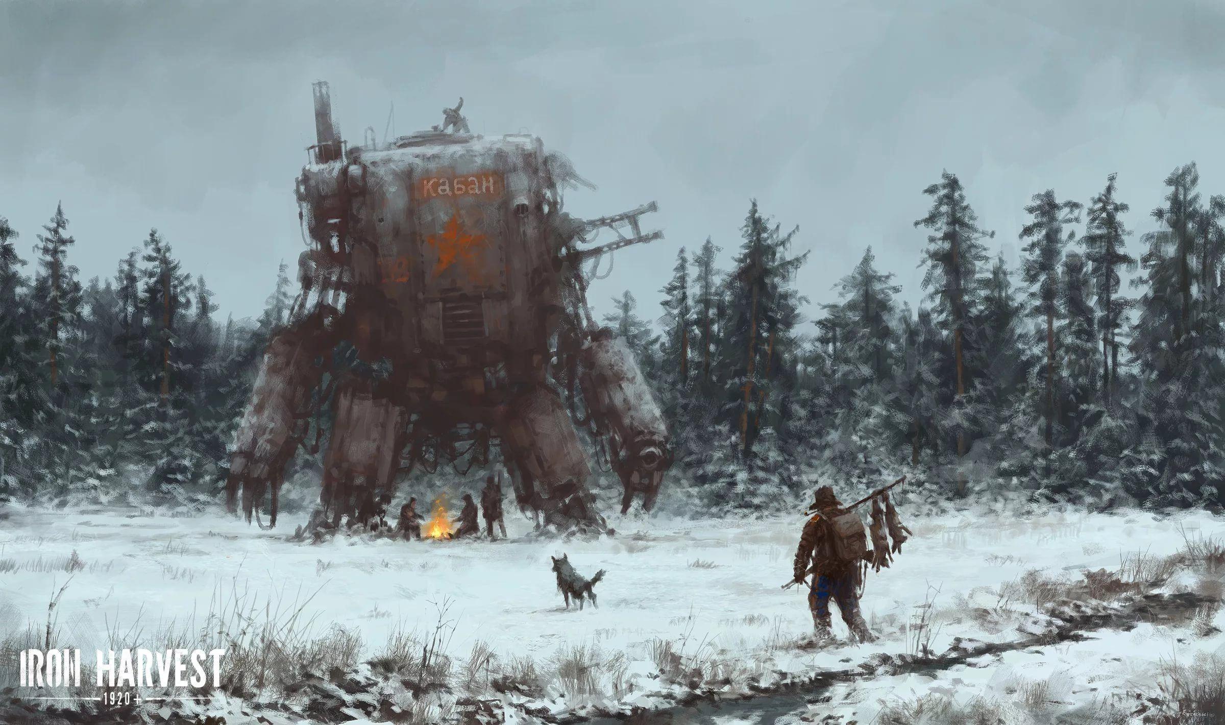 2400x1420 Iron Harvest #mech Rusviet (Iron Harvest) #war P #wallpaper #hdwallpaper #desktop. Concept art world, Concept art, Dieselpunk