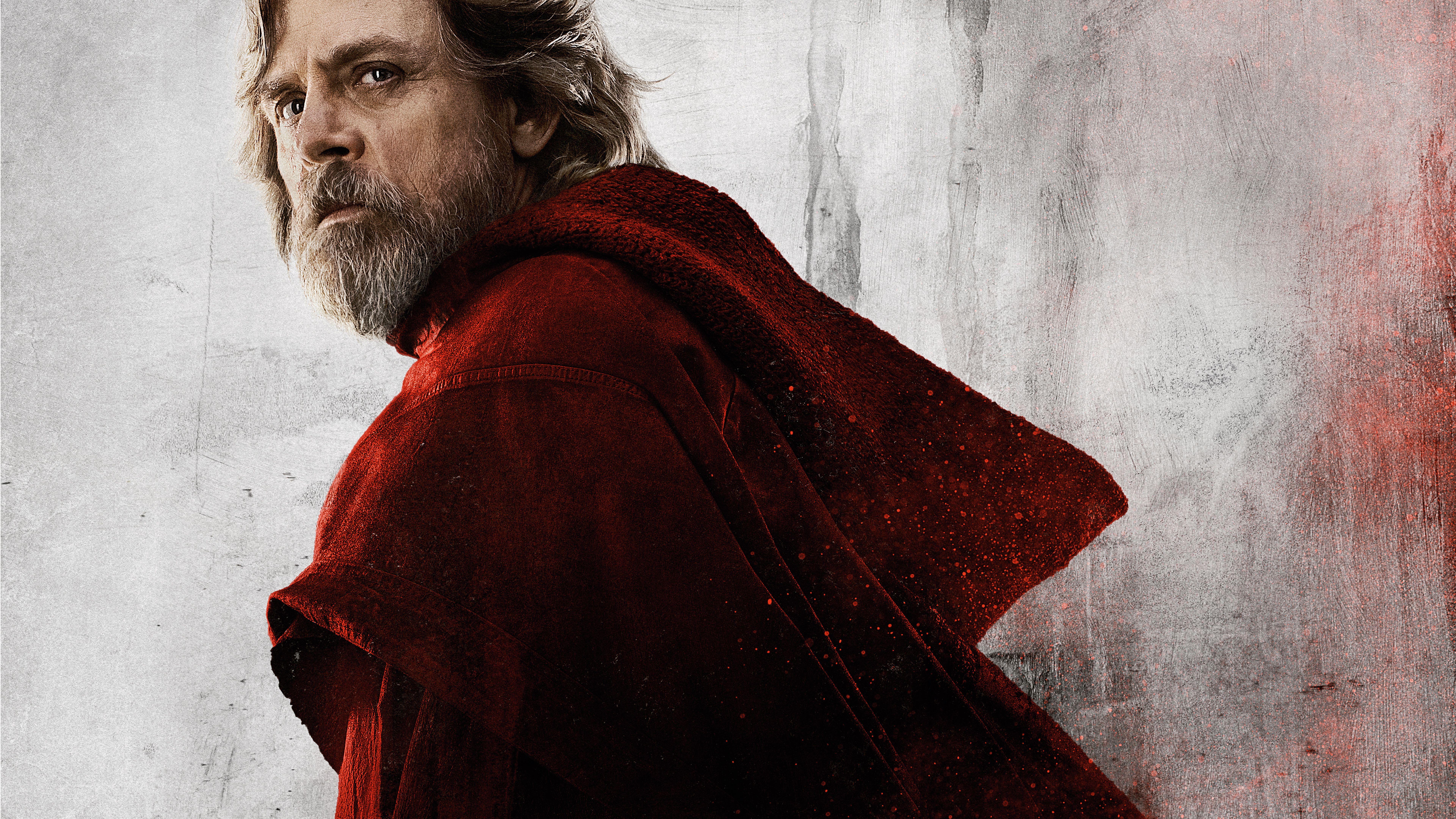 7680x4320 Wallpaper Luke Skywalker, Star Wars: The Last Jedi, Mark Hamill