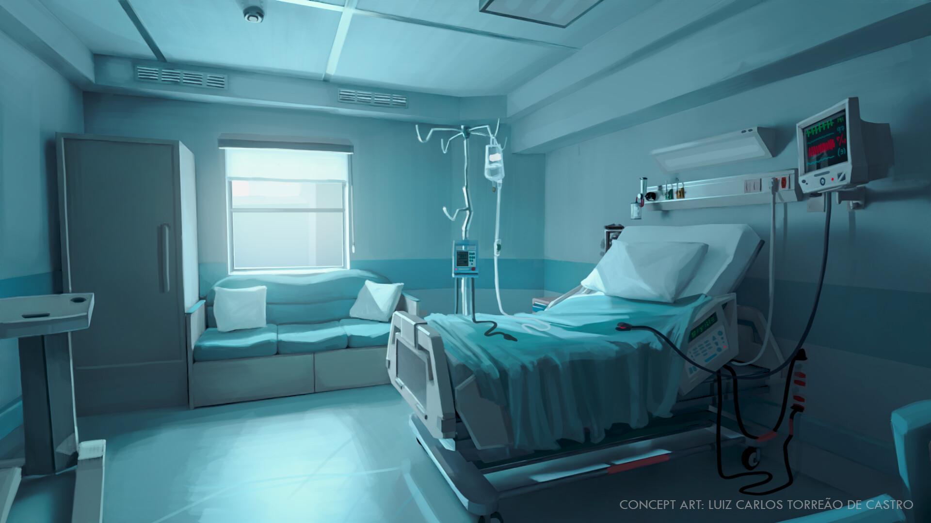 Generative AI illustration of Hospital room equipped with the latest  medical technology Stock Illustration  Adobe Stock