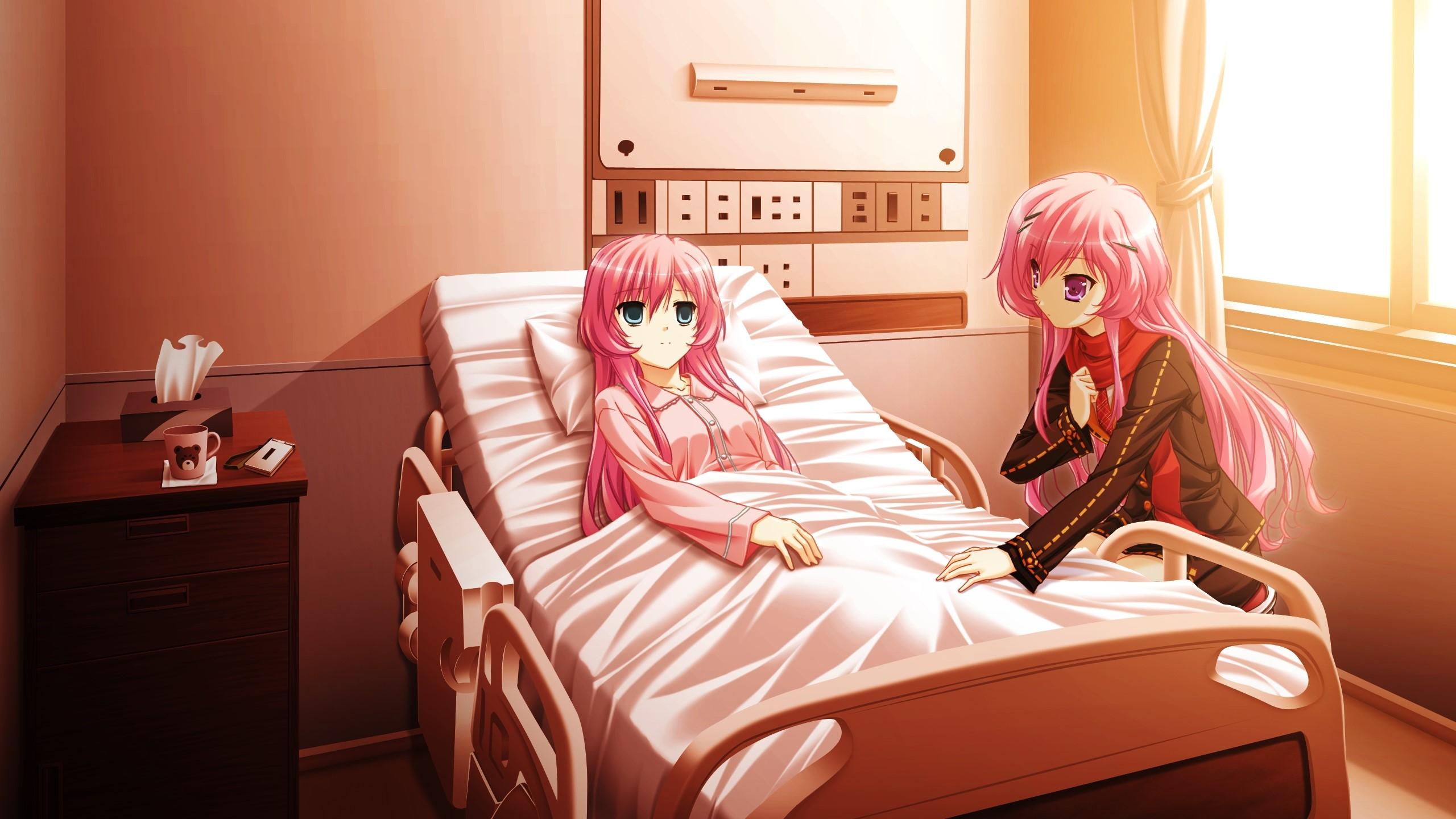 2560x1440 Girl, Hospital, Bed, Care, Experience wallpaper. Mocah HD Wallpaper