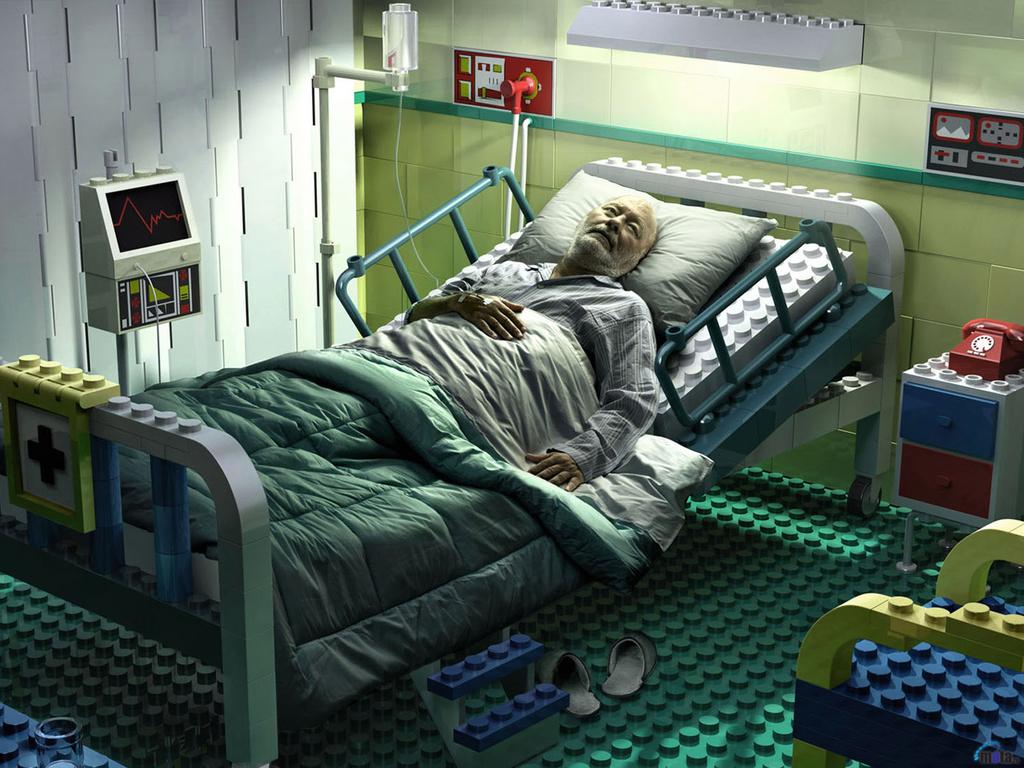 1024x768 Download Wallpaper Lego Hospital (1024x768). The Wallpaper, photo