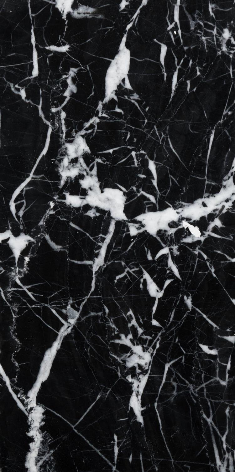 750x1507 Black Marble Wallpaper Free HD Wallpaper