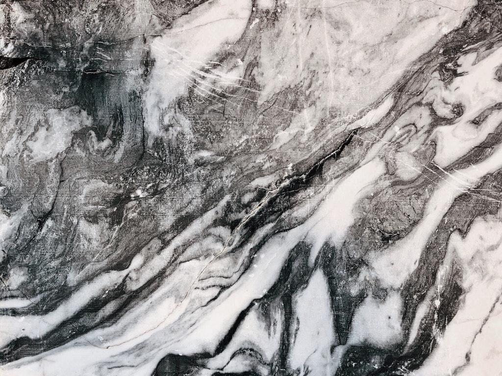 1024x768 black marble wallpaper, geological phenomenon, black and white, drawing, water, rock, monochrome photography, geology, monochrome, tree, illustration