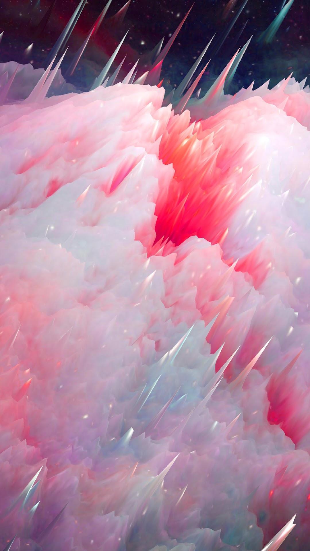 1080x1920 Abstract ColorfulUniverse Explosion 4K Wallpaper