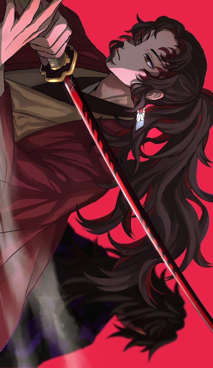 695x1200 Anata Tsugikuni is the strongest known character and the most powerful swordsman and Demon Slayer in the entire history. His form is Sun Breathing. He's such a beauty ❤️. #