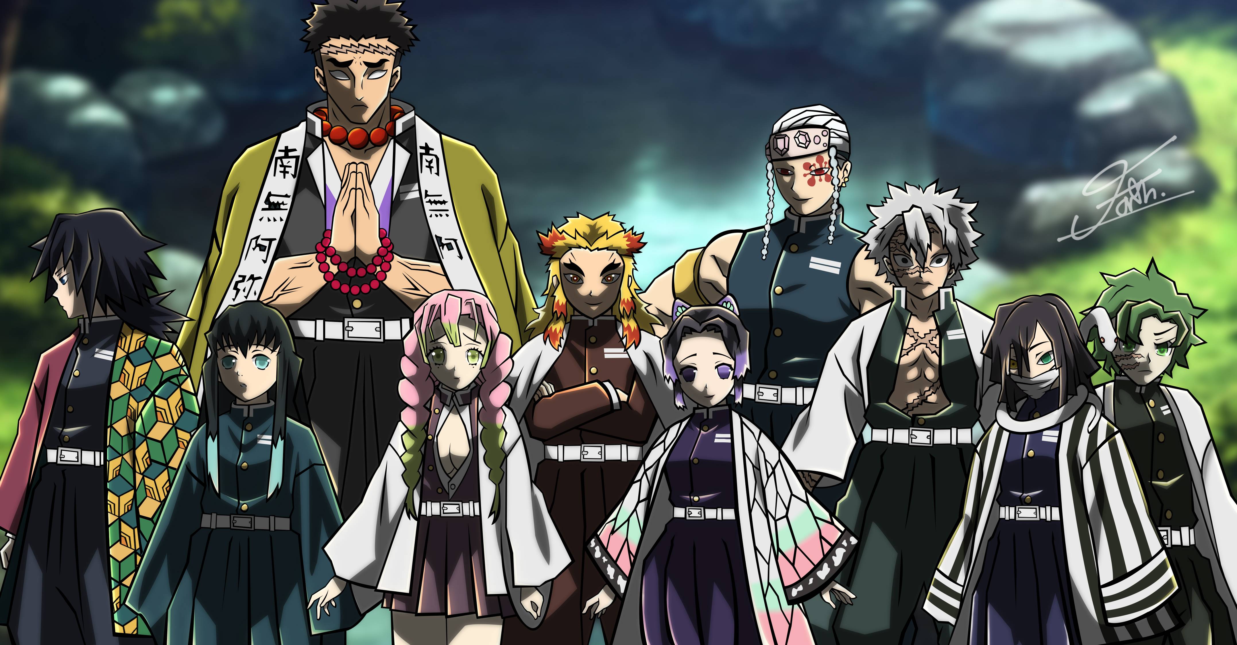 4310x2250 Demon Slayer: Kimetsu no Yaiba Wallpaper