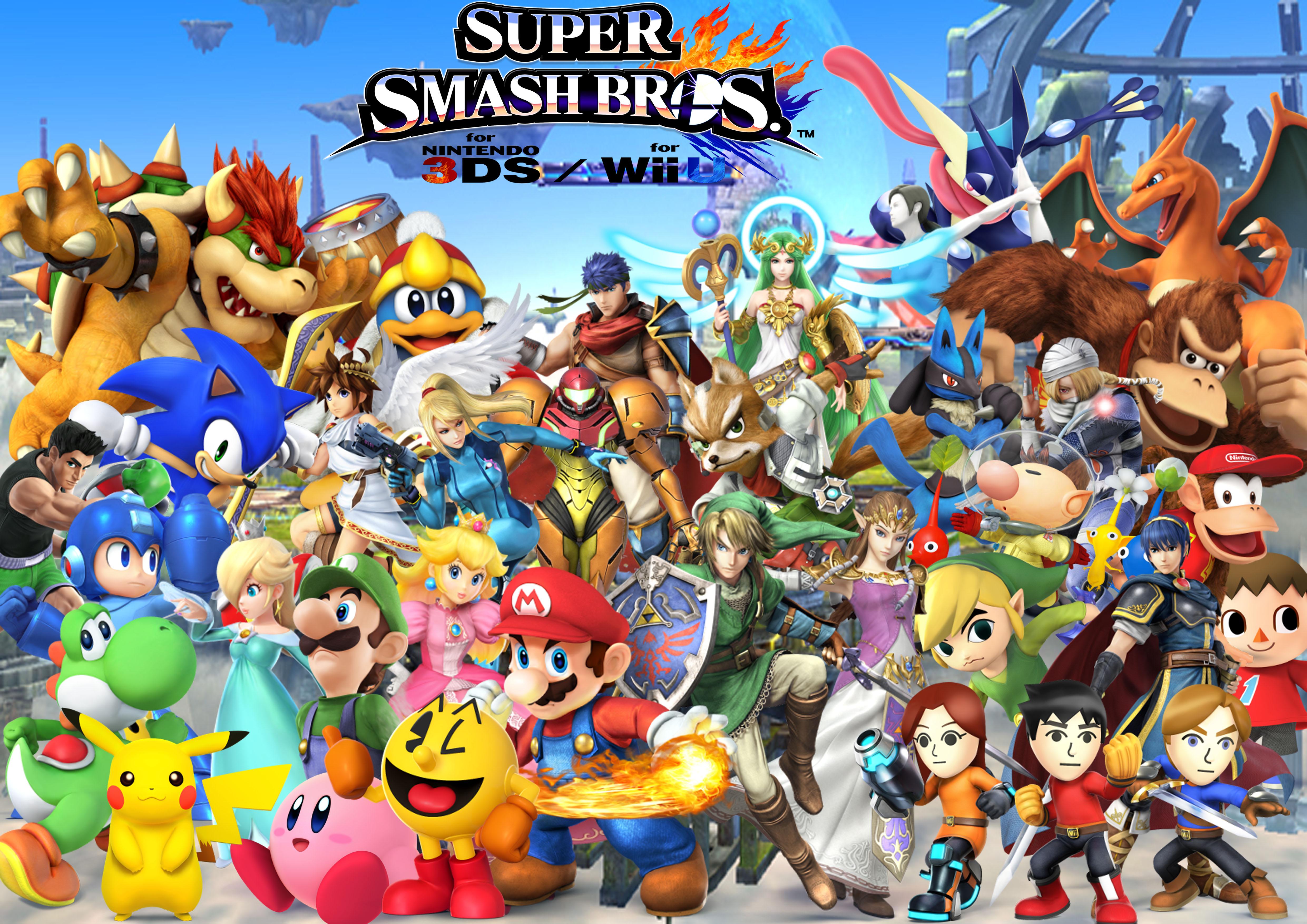 4961x3508 Download Latest HD Wallpaper of, Games, Super Smash Bros. For Nintendo 3Ds And Wii U
