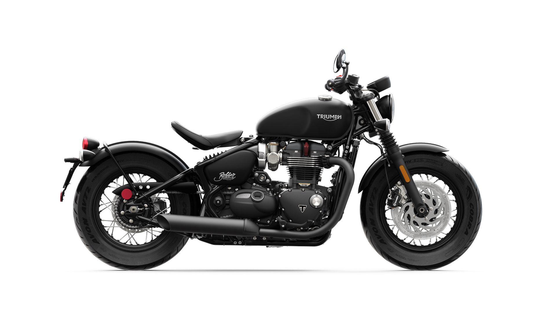 1920x1080 Triumph Bonneville Bobber Black