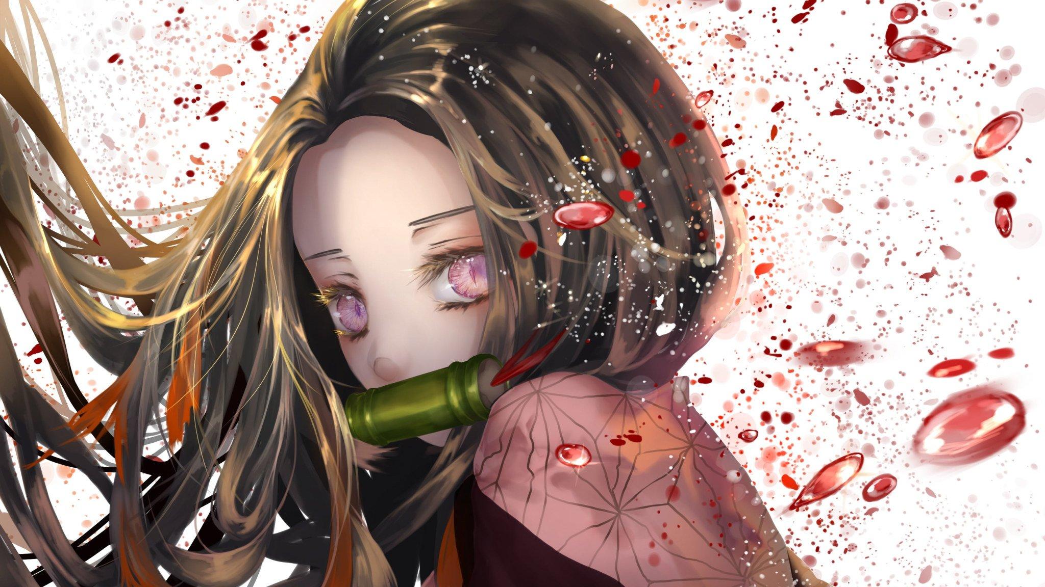 2048x1152 Wallpaper Anime, Demon Slayer Kimetsu No Yaiba, Nezuko • Wallpaper For You HD Wallpaper For Desktop & Mobile