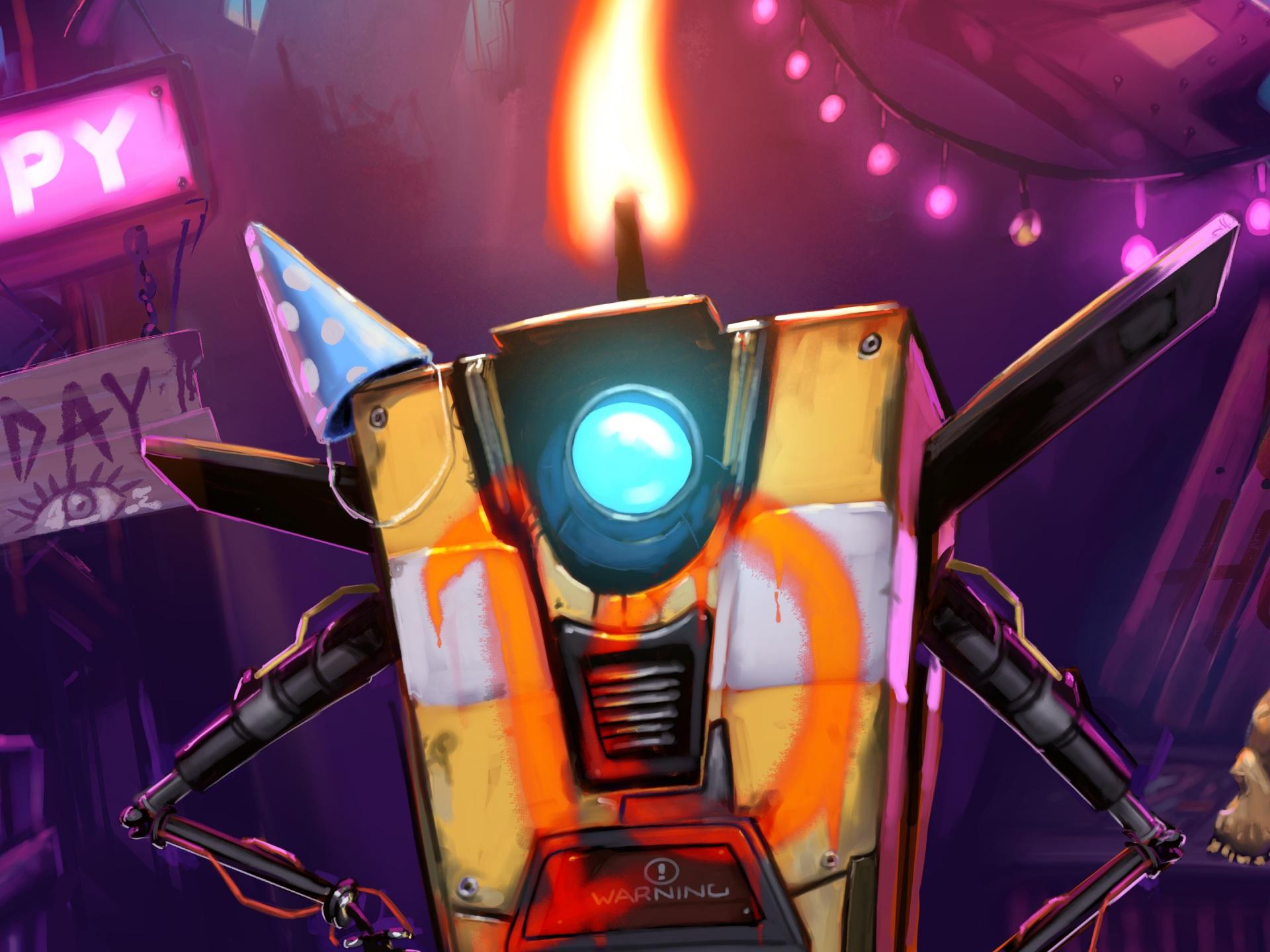 1920x1440 Wallpaper 4k Claptrap Borderlands 3 Wallpaper