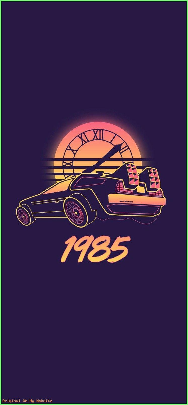 746x1602 Wallpaper Background Vintage to the Future Retro Wave iPhone Wallpaper #desktopwallp. Future wallpaper, Back to the future, Cool wallpaper for phones