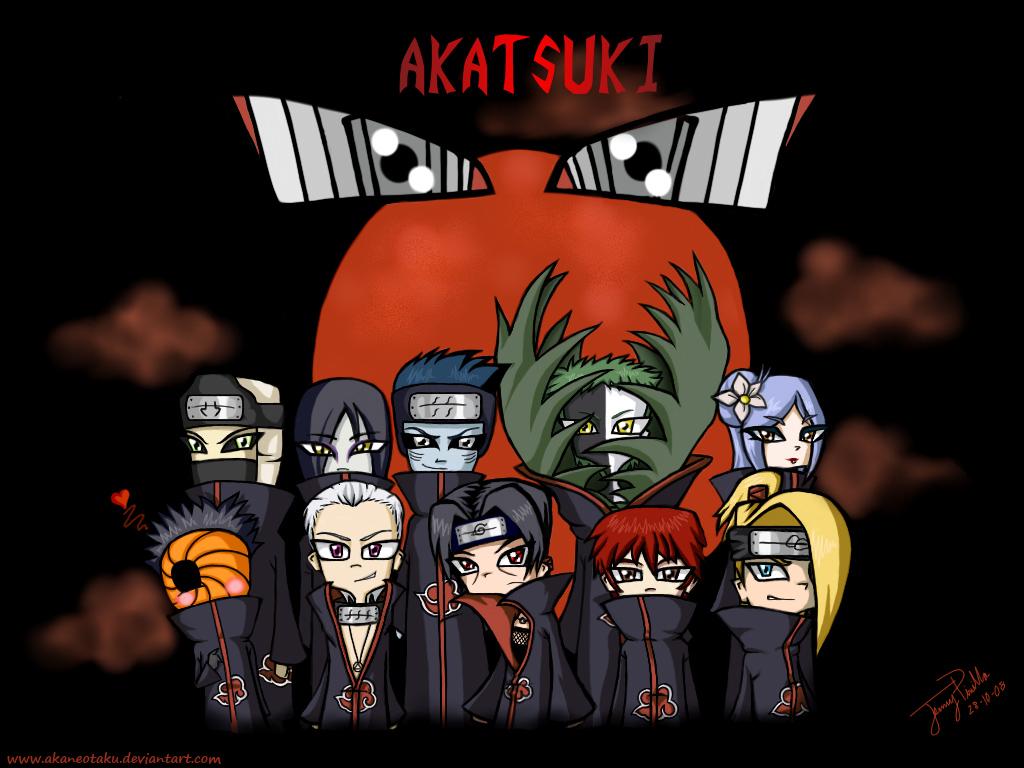 1024x768 Naruto Wallpaper: Akatsuki