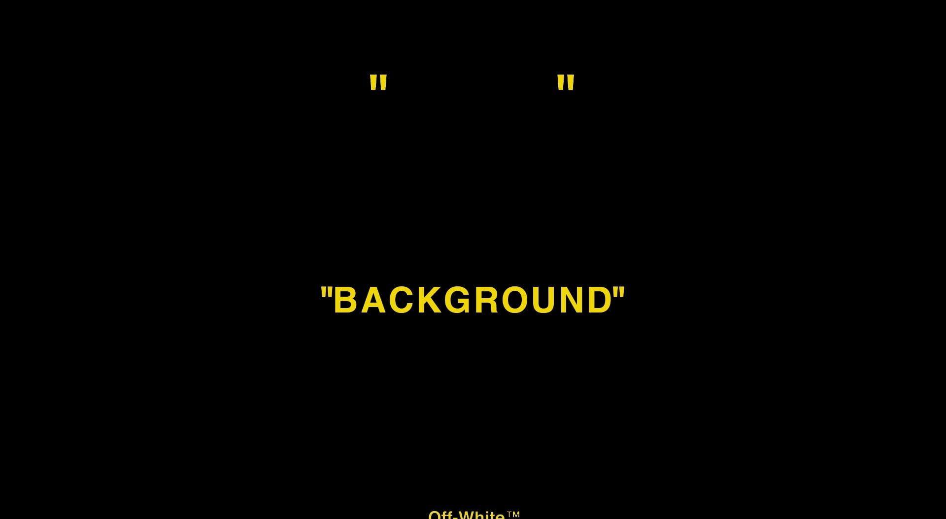 1920x1053 Wallpaper Off White Background, Yellow Text On Black. Wallpaper off white, White background, Black wallpaper