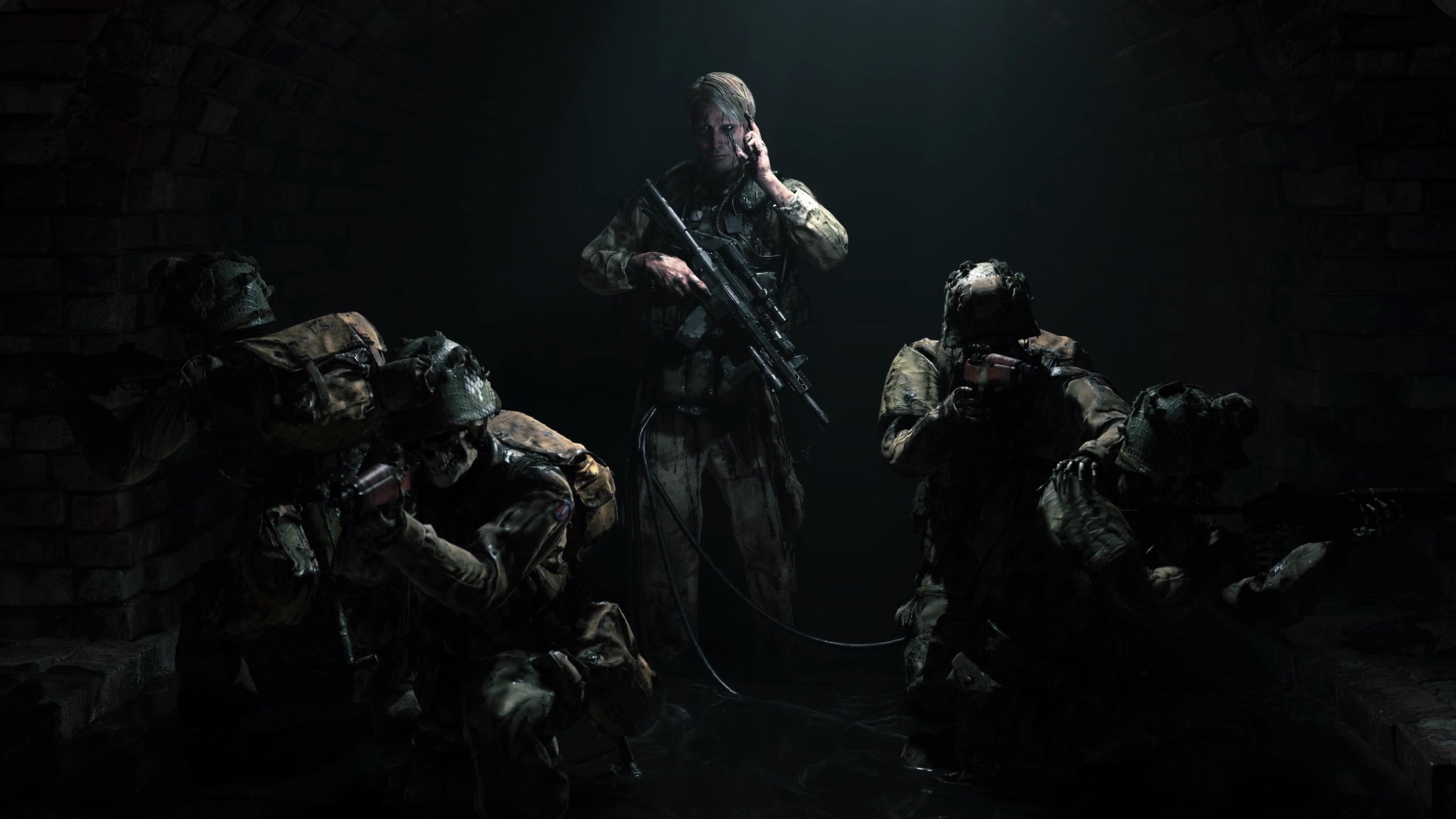 3840x2160 Death Stranding Soldiers Mads Mikkelsen 4K