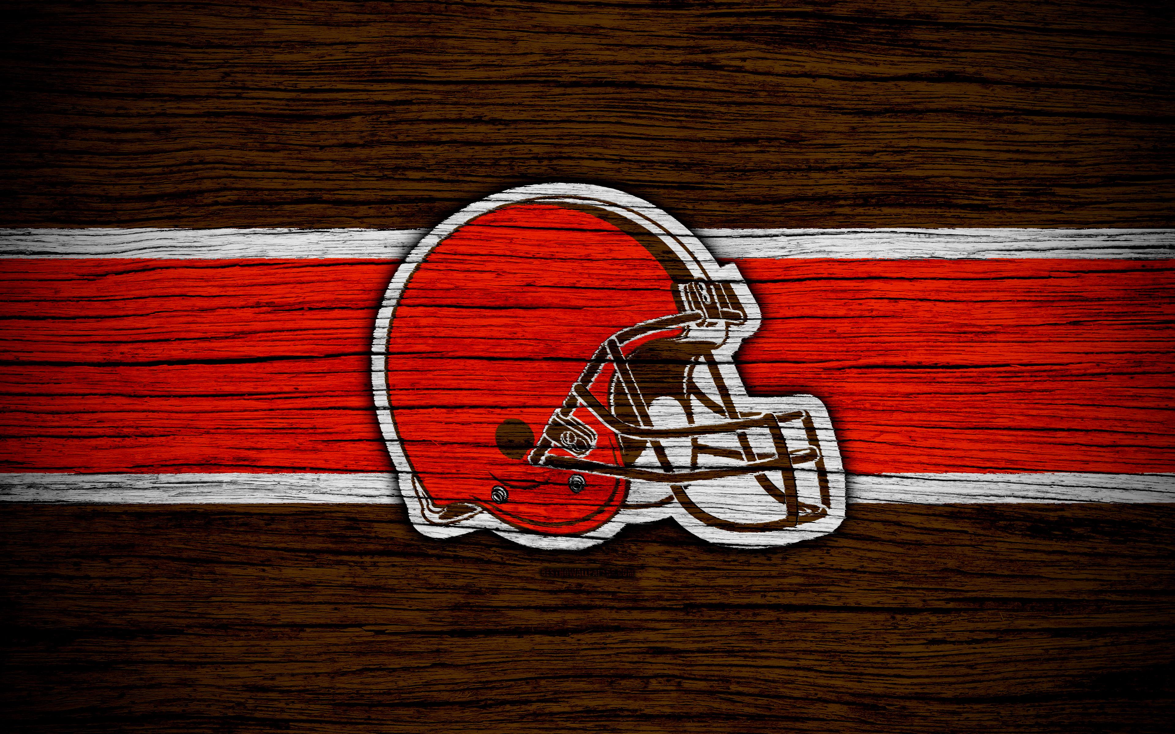 3840x2400 Cleveland Browns, Nfl, 4k, Wooden Texture, American And Uniforms Of The New York Jets