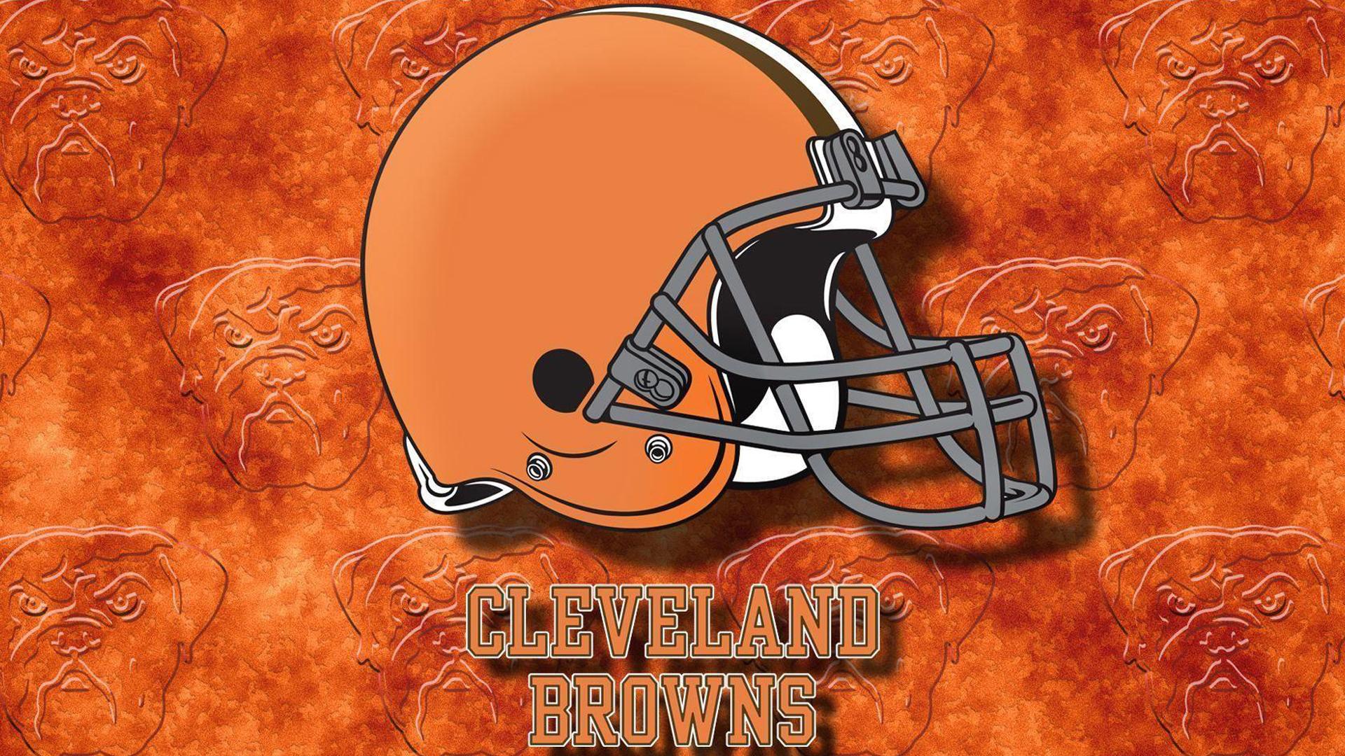 1920x1080 American Football Cleveland Browns Helmet With Red Background With Dog Image HD Cleveland Browns Wallpaper