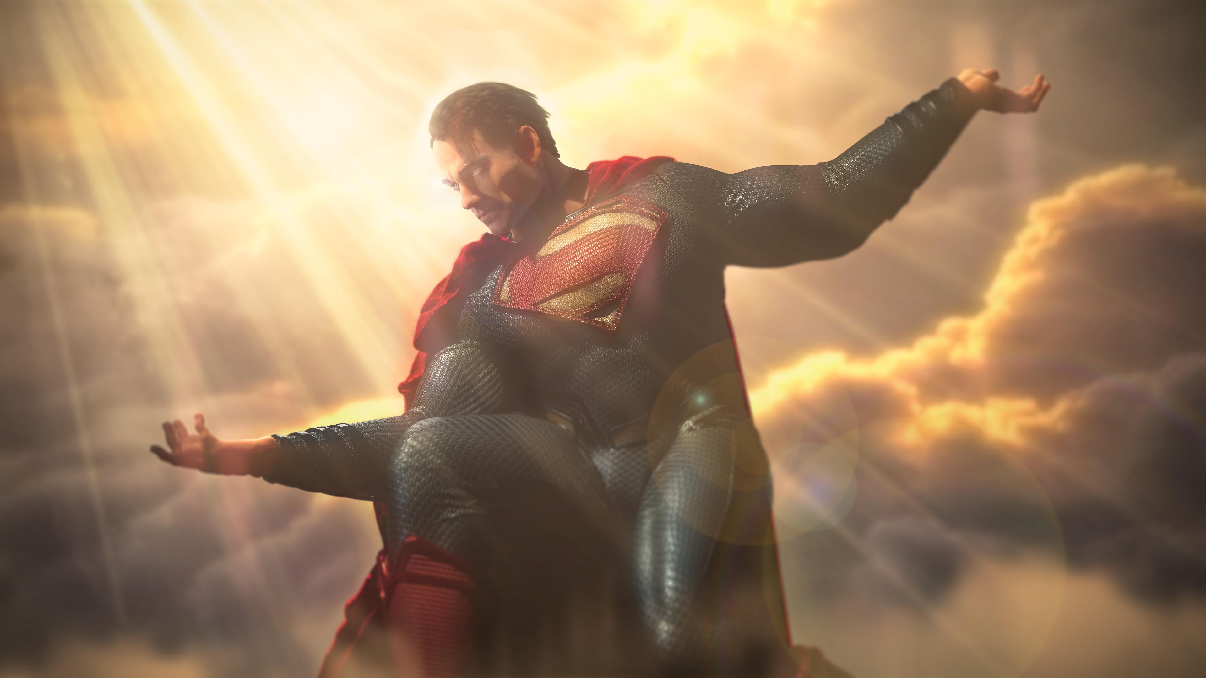 3840x2160 Man Of Steel Superman 3D 4k, HD Superheroes, 4k Wallpaper, Image, Background, Photo and Picture