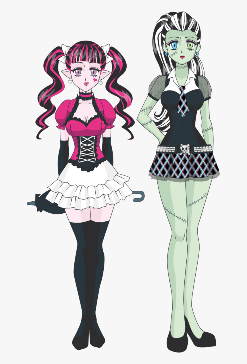 860x1266 Monster High Image Draculaura & Frankie Stein HD Wallpaper Draculaura Monster High, HD Png Download