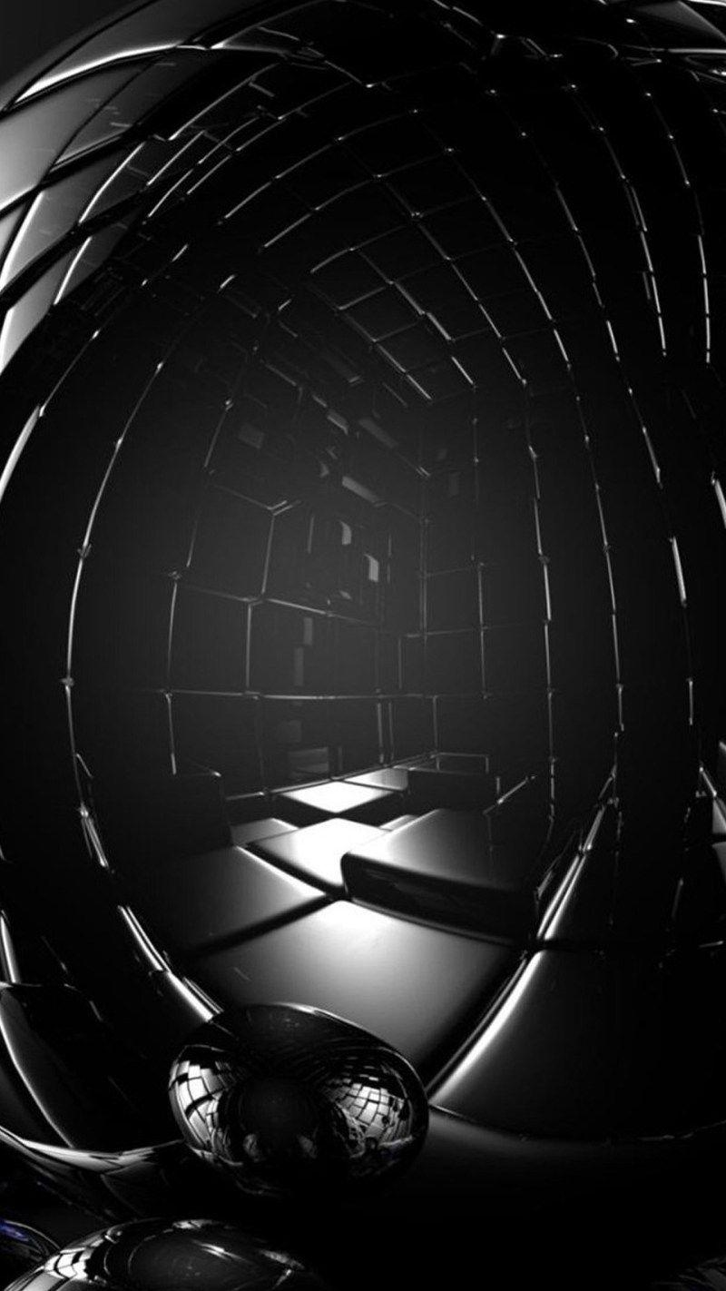 800x1422 Black Samsung S6 Edge Wallpaper