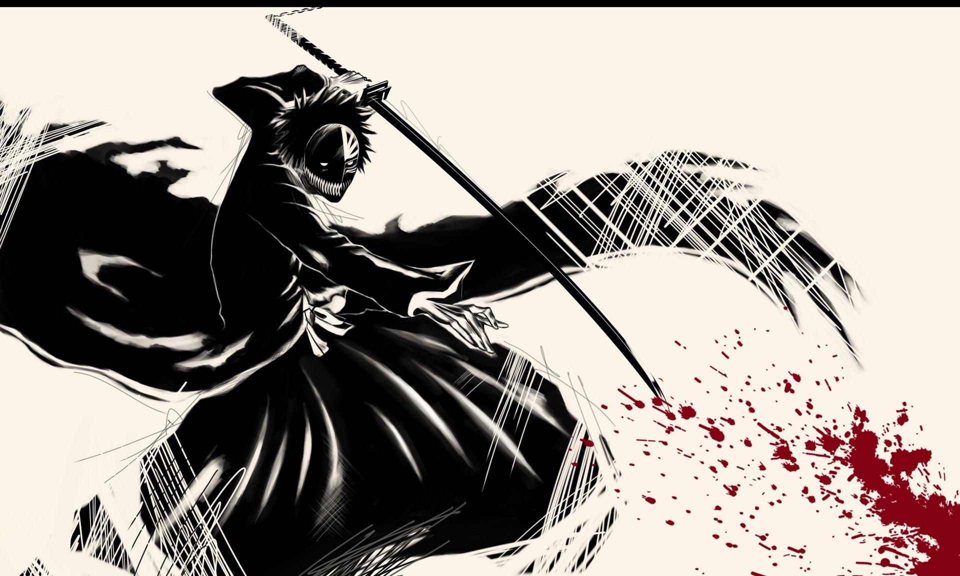 1920x1152 Anime Wallpaper Black And White 8 Free Wallpaper