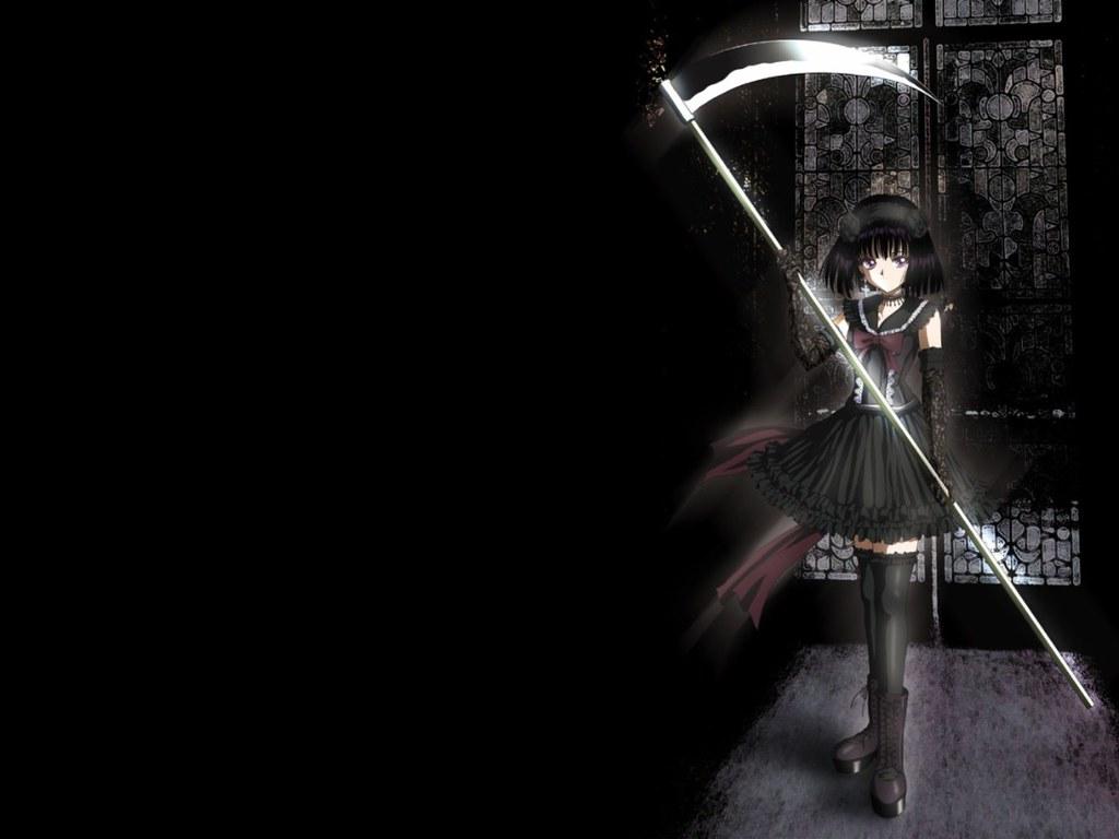 1024x768 Dark Anime Scenery Wallpaper HD Free