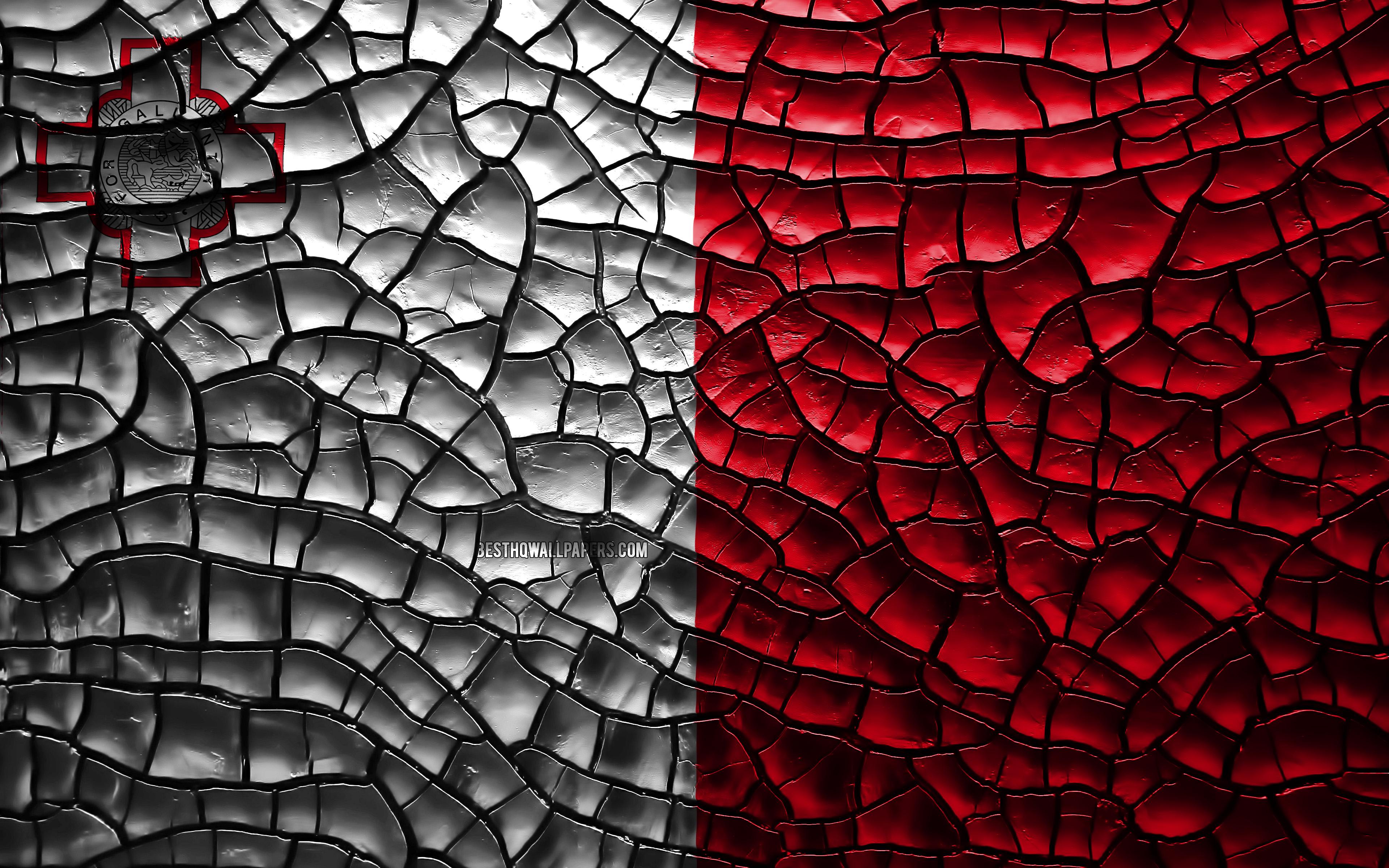3840x2400 Free download Download wallpaper Flag of Malta 4k cracked soil Europe [3840x2400] for your Desktop, Mobile & Tablet. Explore Malta Flag Wallpaper. Malta Flag Wallpaper, Malta Wallpaper, Flag Background Wallpaper