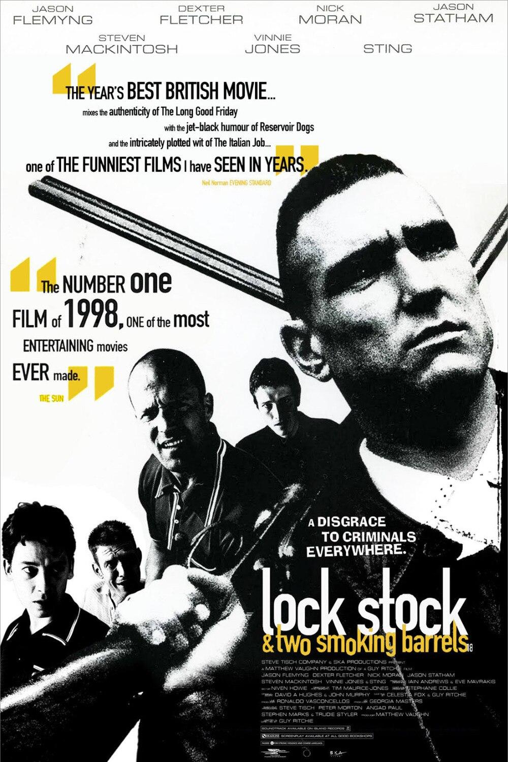 1000x1500 P0694 Lock Stock and Two Smoking Barrels Wallpaper Poster Wall Art for Home Decor Canvas Printings 20x30inch. printing machine for pen. printed candleprinted candy