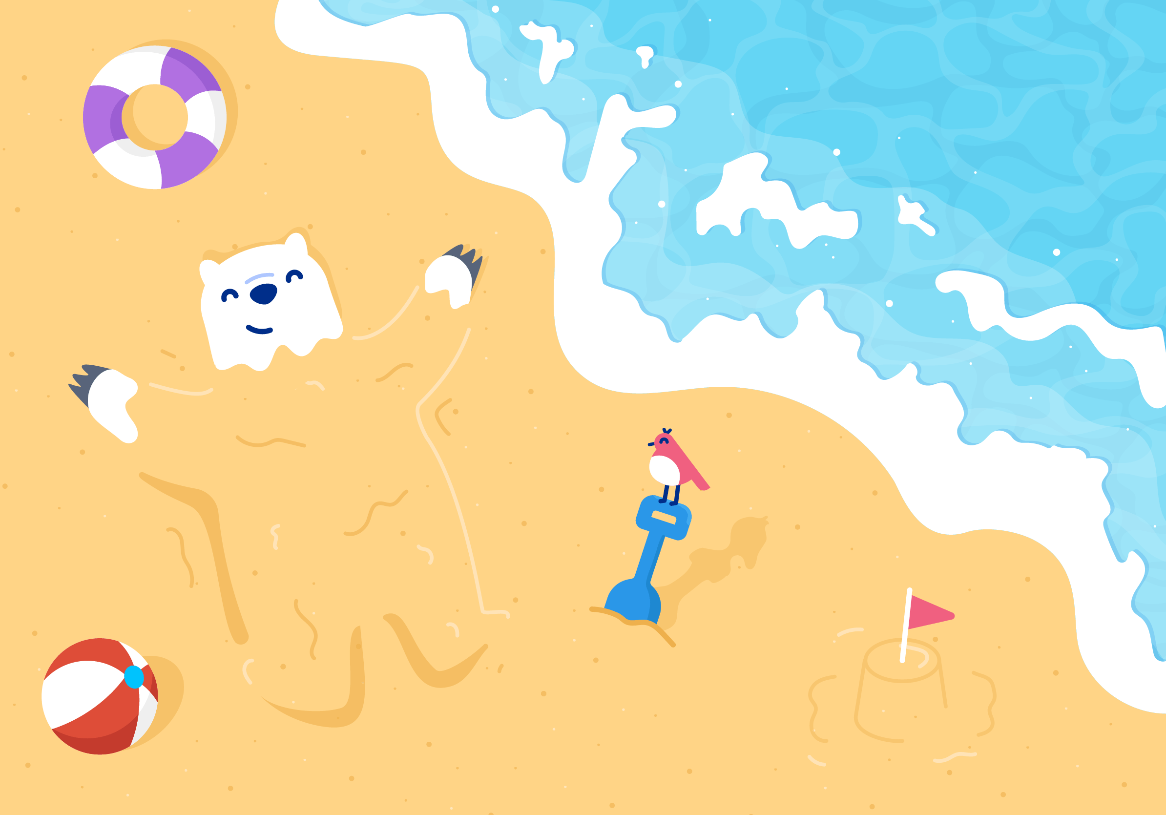 2388x1669 Bear Themed Wallpaper for your iPhone, iPad, and Mac