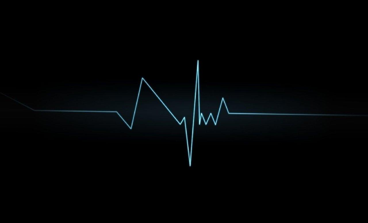 1280x778 Lines Heart Beat Desktop Background Wallpaper
